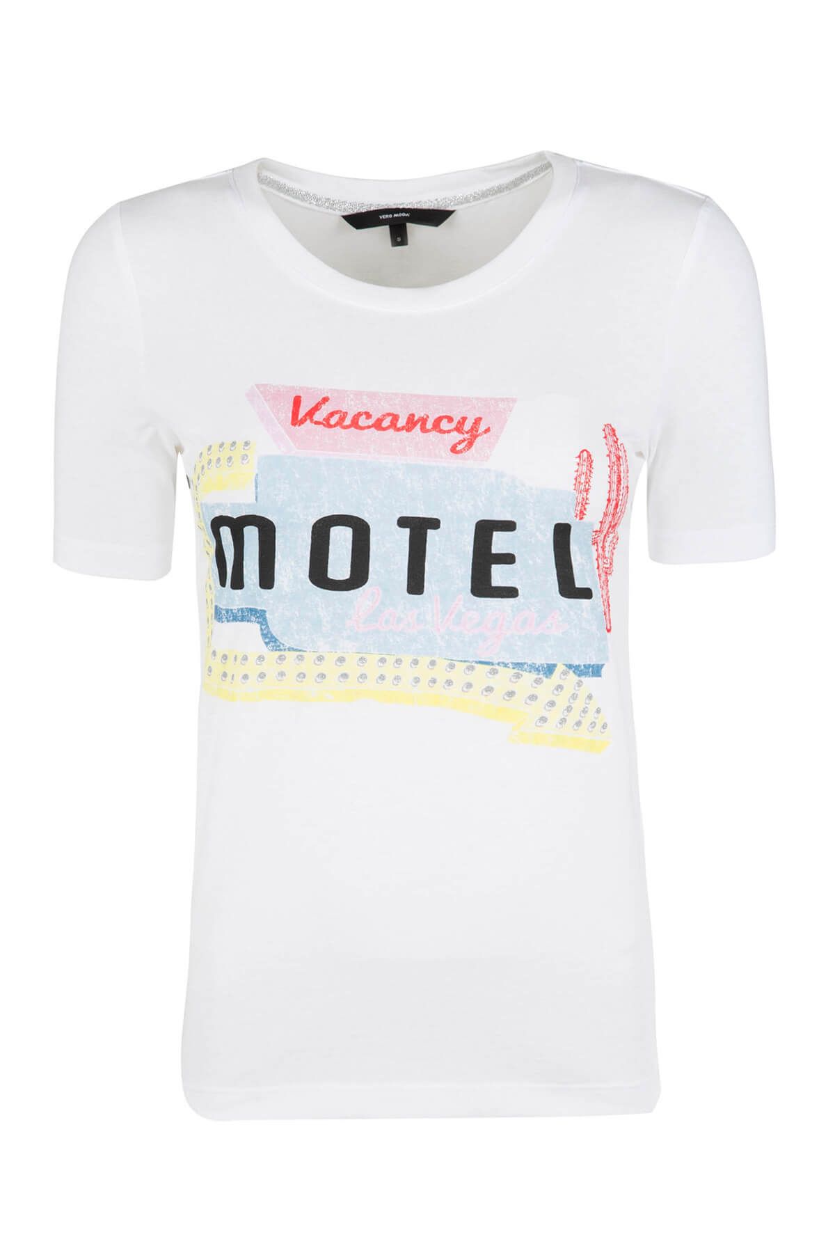 Vero Moda Kadın Beyaz T-Shirt 10199185