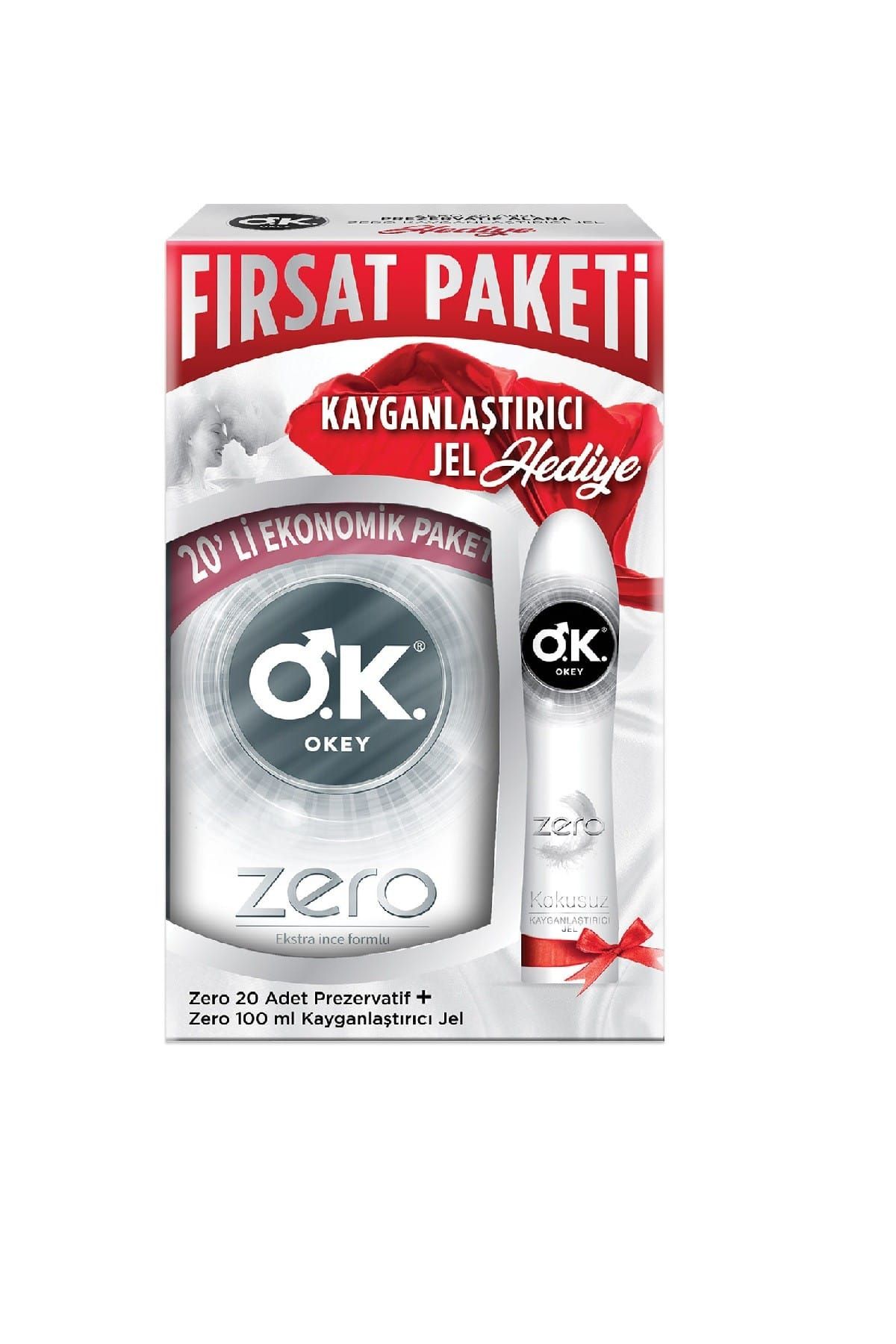 Okey Zero 20'Li + Okey Zero Jel 100 ml
