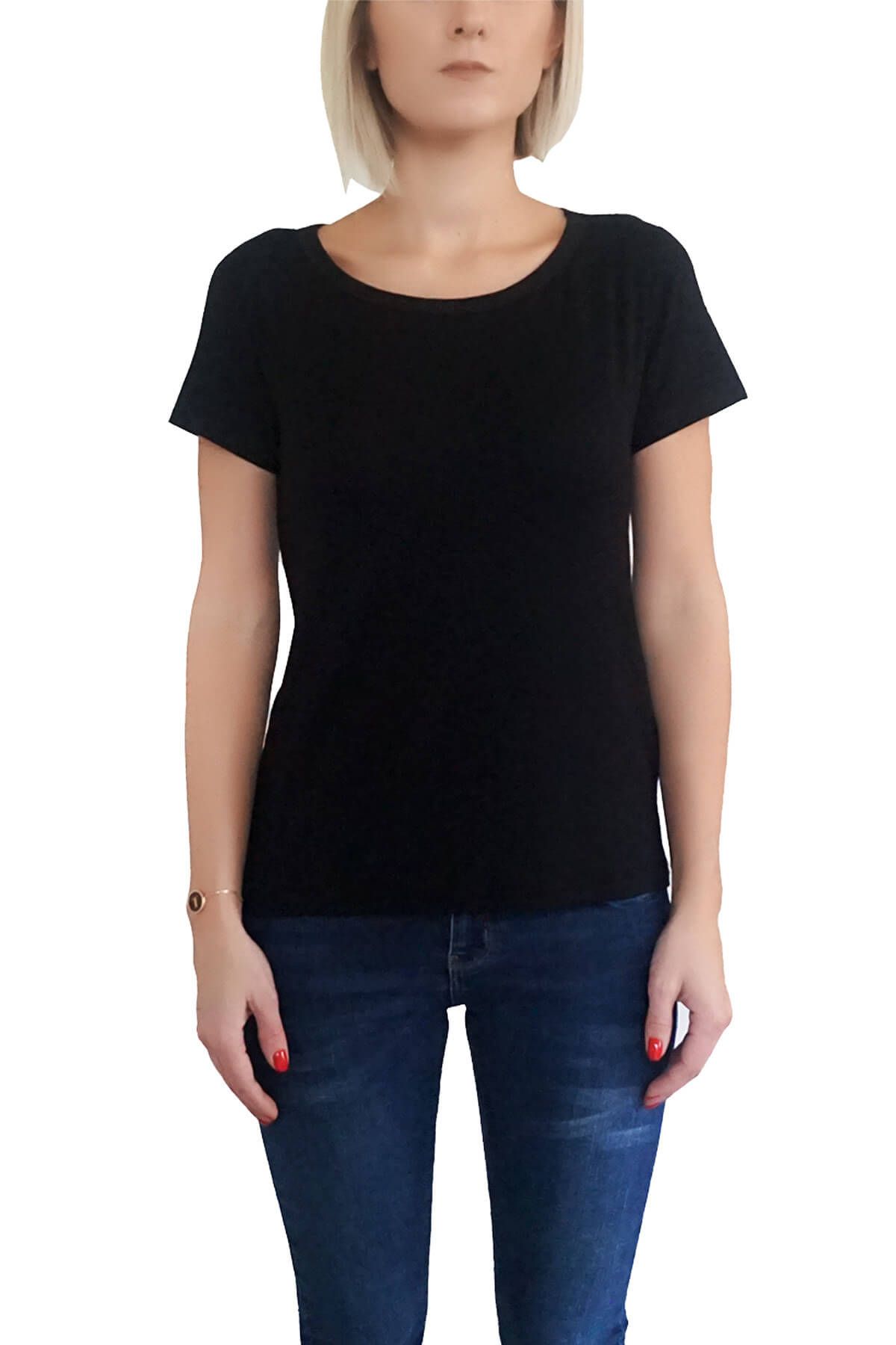 Mof Basics Kadın Siyah T-Shirt BYT-S