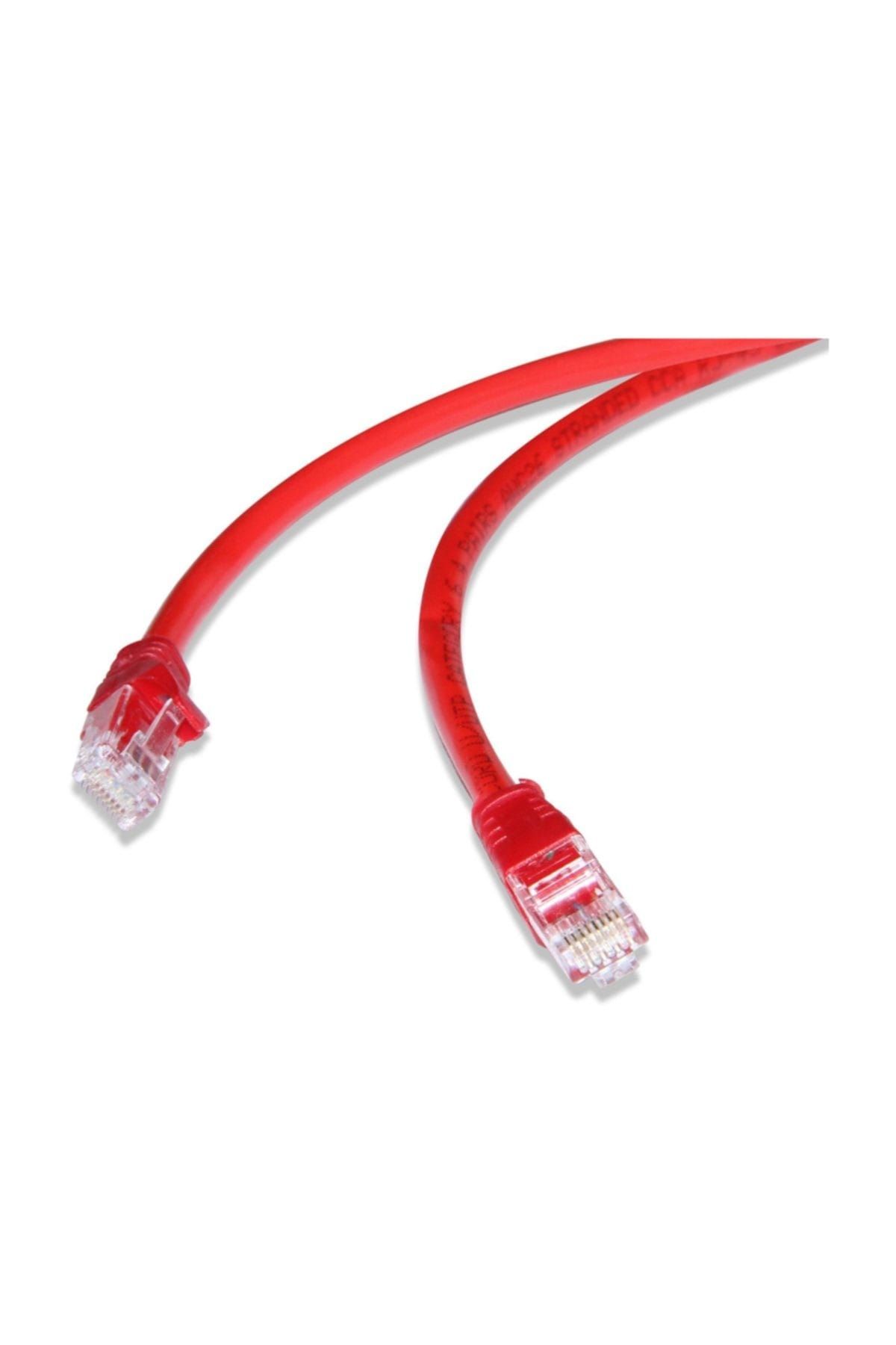 FLAXES 20cm Cat6 (Patch) Network Kablosu Kırmızı FNK-6002K