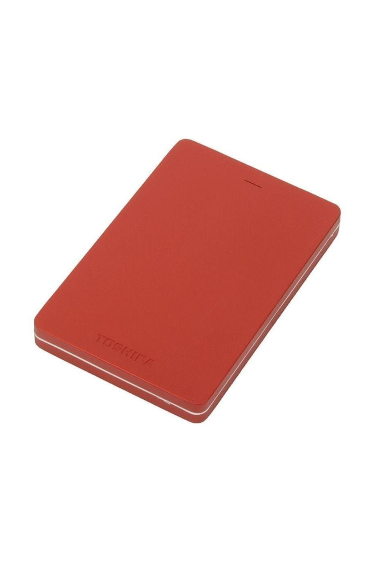 Toshiba 2.5'' Canvio Alu Kırmızı USB 3.0 Taşınabilir Disk 1TB HDTH310ER3AB