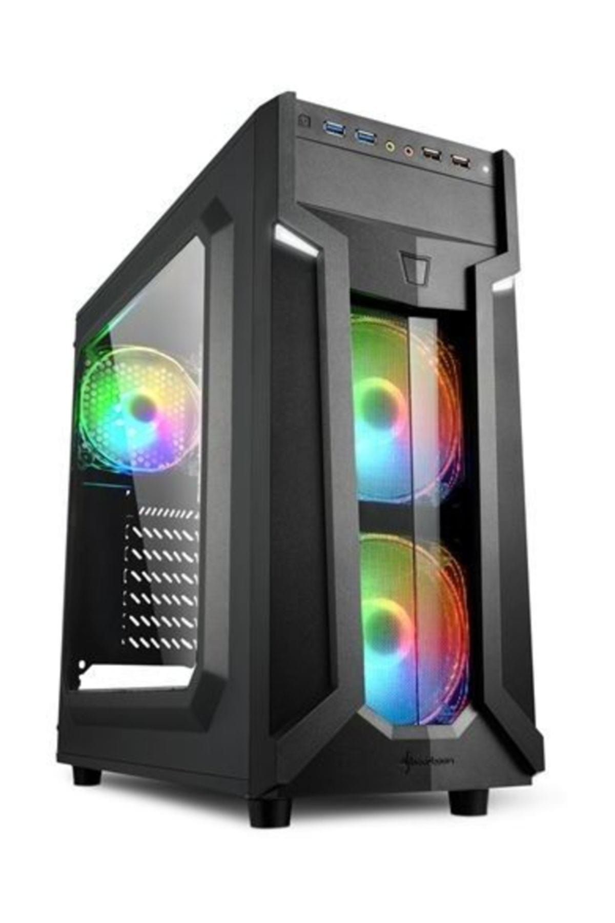 SHARKOON VG6-W RGB Pencereli Mid Tower ATX Gaming Kasa