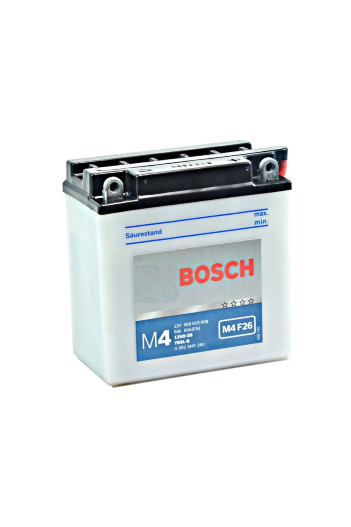 Bosch M4f26 12n9-3b Yb9l-b 12 V 9 Amper Motosiklet Akü (DİJİTAL MARKET)