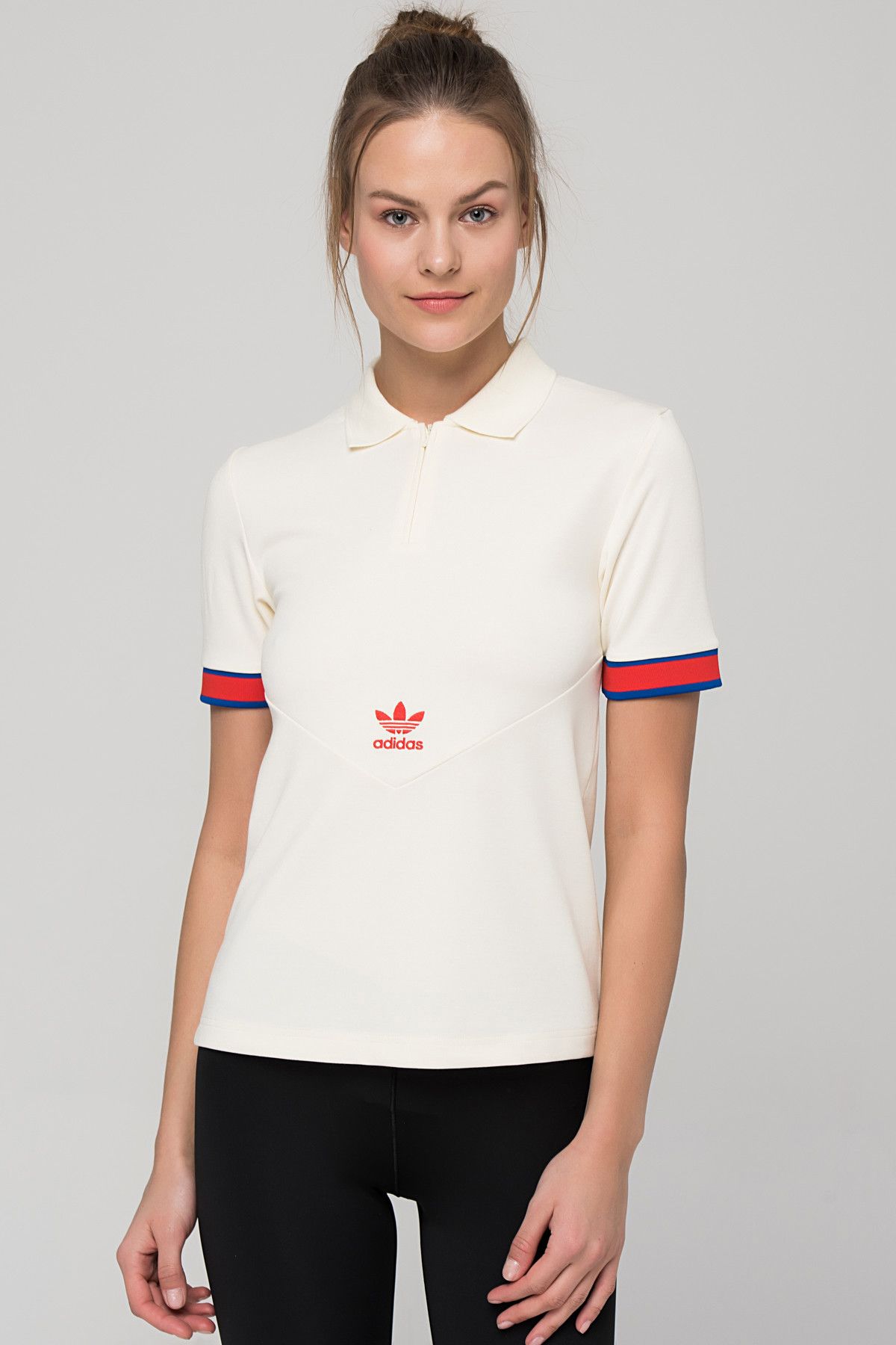 adidas Kadın Originals T-shirt - Ea Polo Tee - CV9428