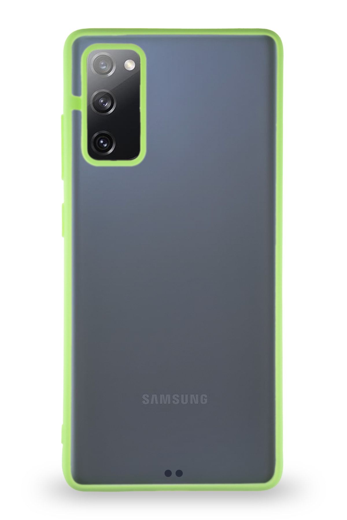 KZY İletişim Samsung Galaxy S20 Fe Kılıf Kamera Korumalı Ultra Ince Kapak - Açık Yeşil