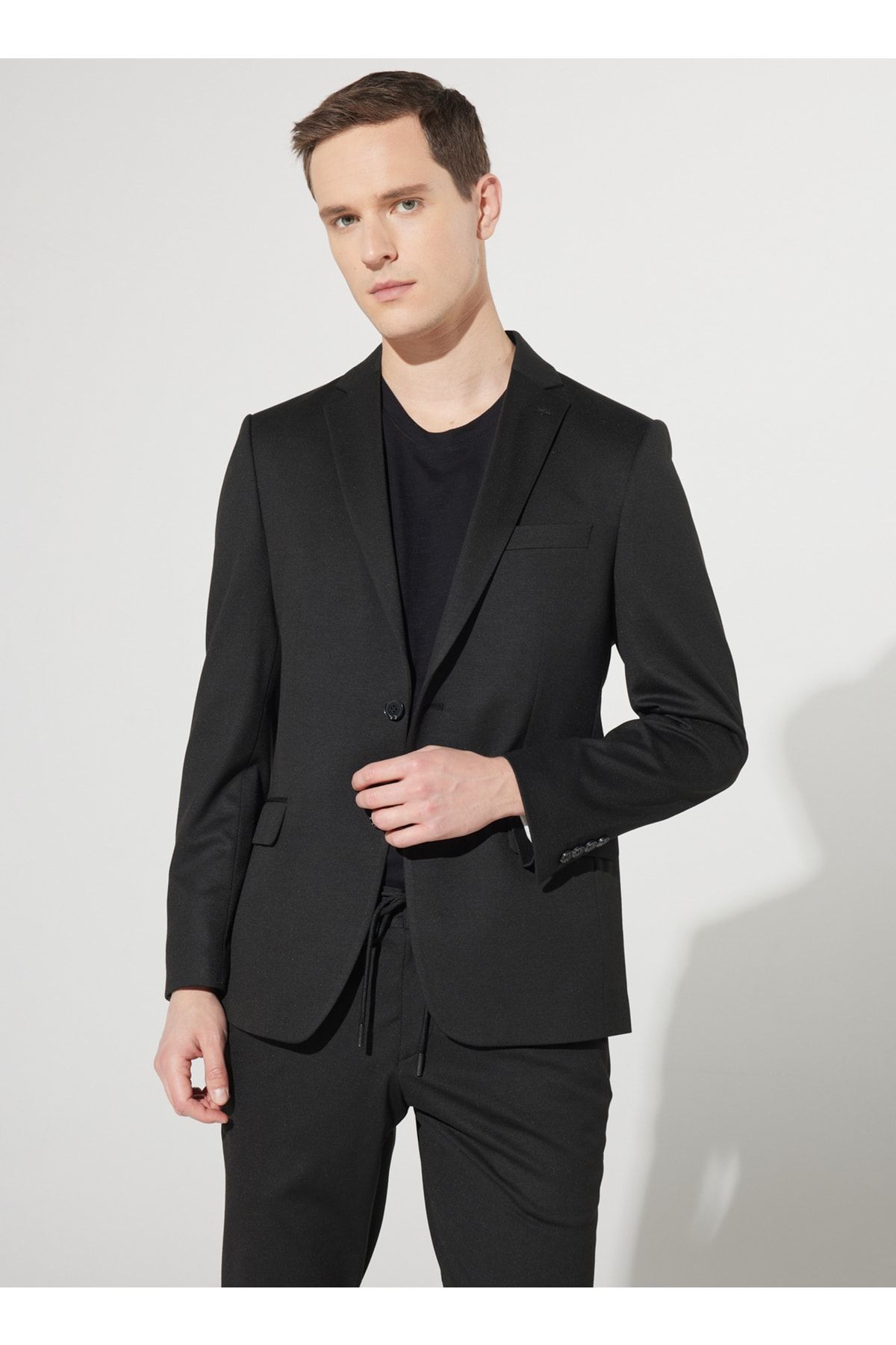Altınyıldız Classics Normal Bel Slim Fit Siyah Erkek Takım Elbise 4a3023200020
