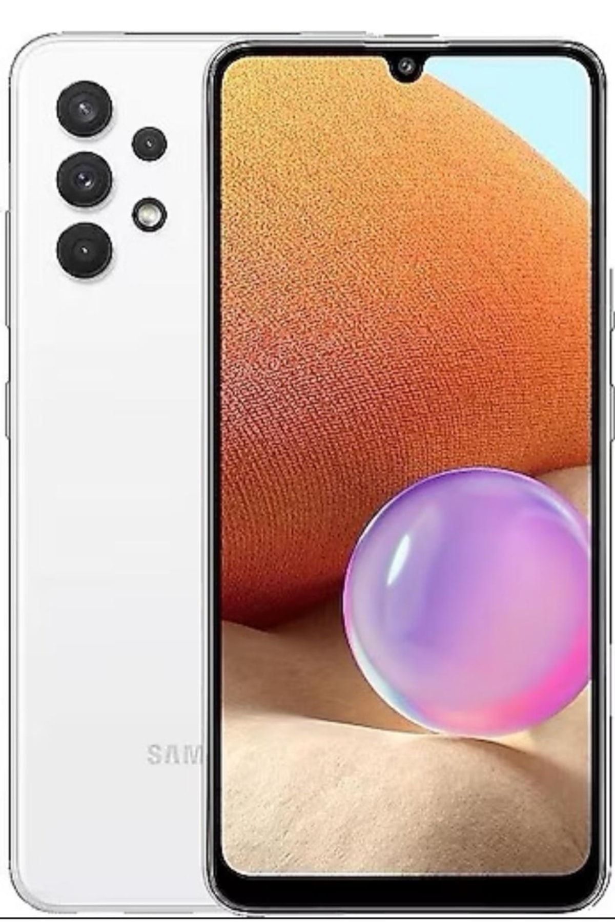 Samsung Yenilenmiş A32 128 GB Beyaz Cep Telefonu (12 Ay Garantili) - B Kalite