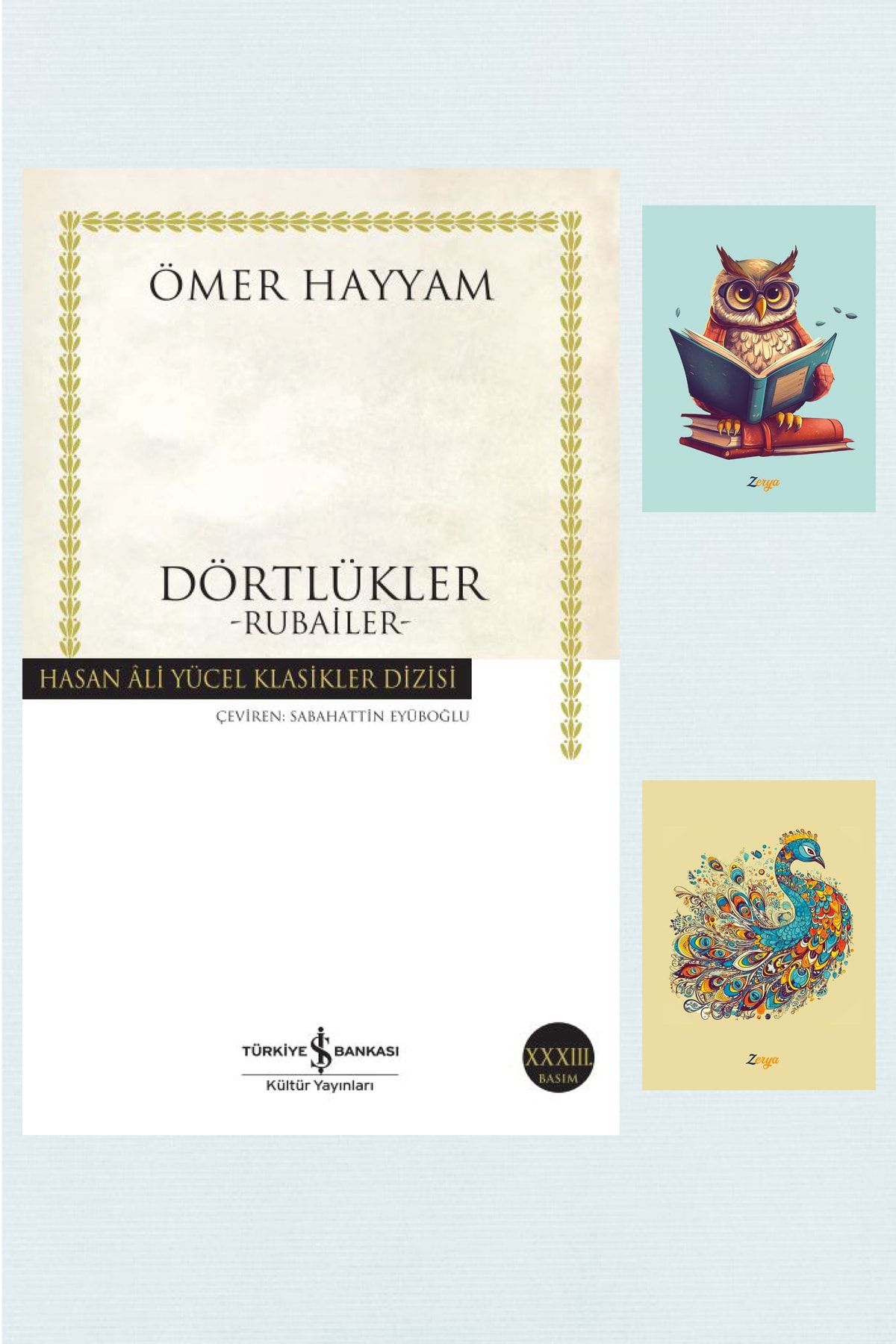 Dara Yayınları Dörtlükler 9789754586930 - Rubaiyat - Ömer Hayyam - not defterli Seti