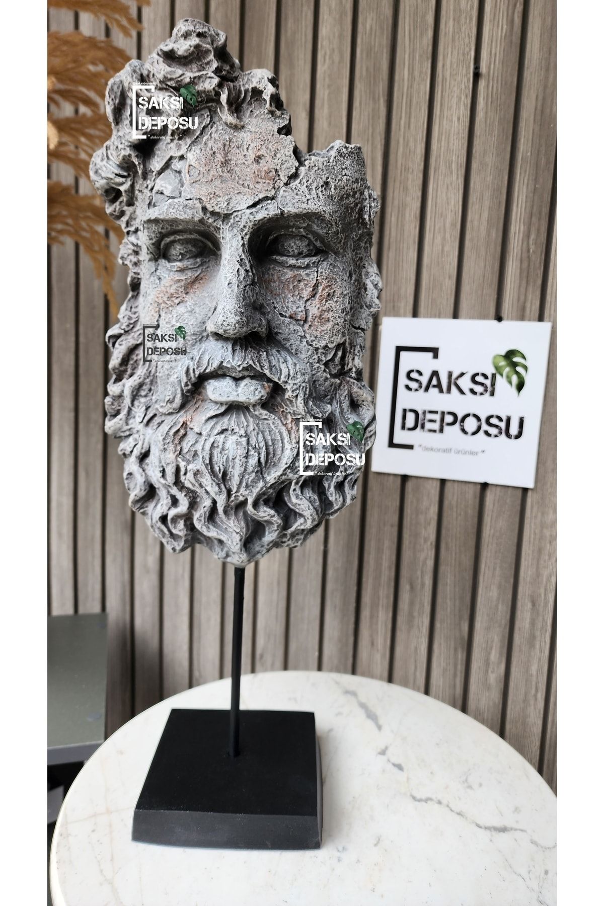 saksı deposu Poseidon Heykeli ; Dekoratif Heykeller