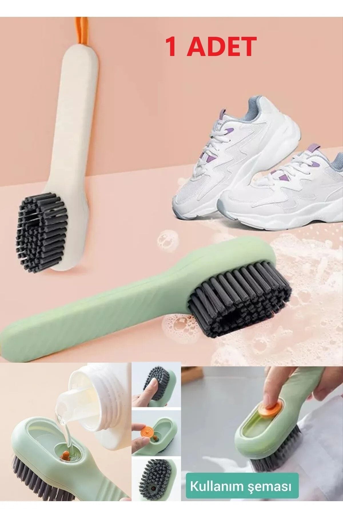 Bunionettes Deterjan Bölmeli Ayakkabı Spor Süet Bot Nubuk Temizleme Yıkama Fırçası Mutfak Banyo Temizlik Fırçası