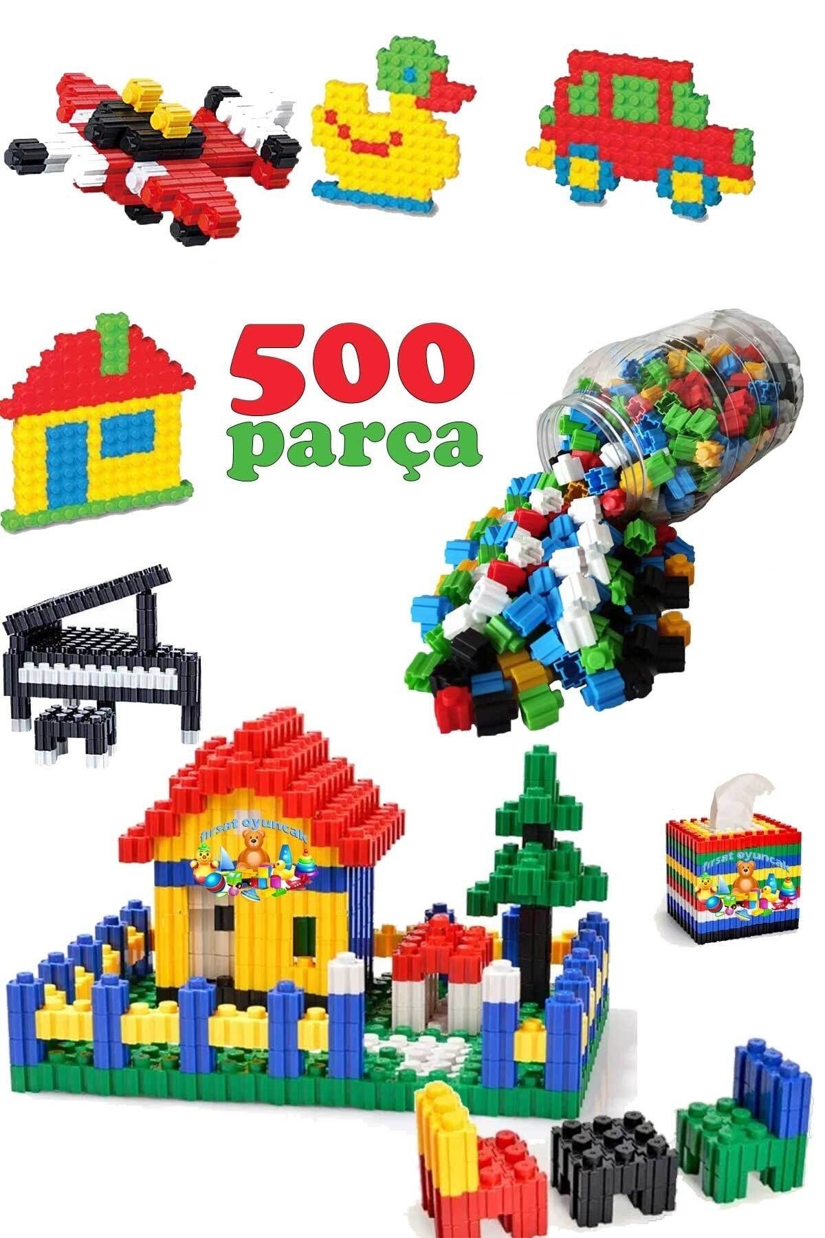 Fırsat Oyuncak Tiktak Bloklar 500 Parça 6 Renk Eğitici Ve Çıt Çıt Oyuncak Eğitici Tik Tak Bloklar Lego Tiktak
