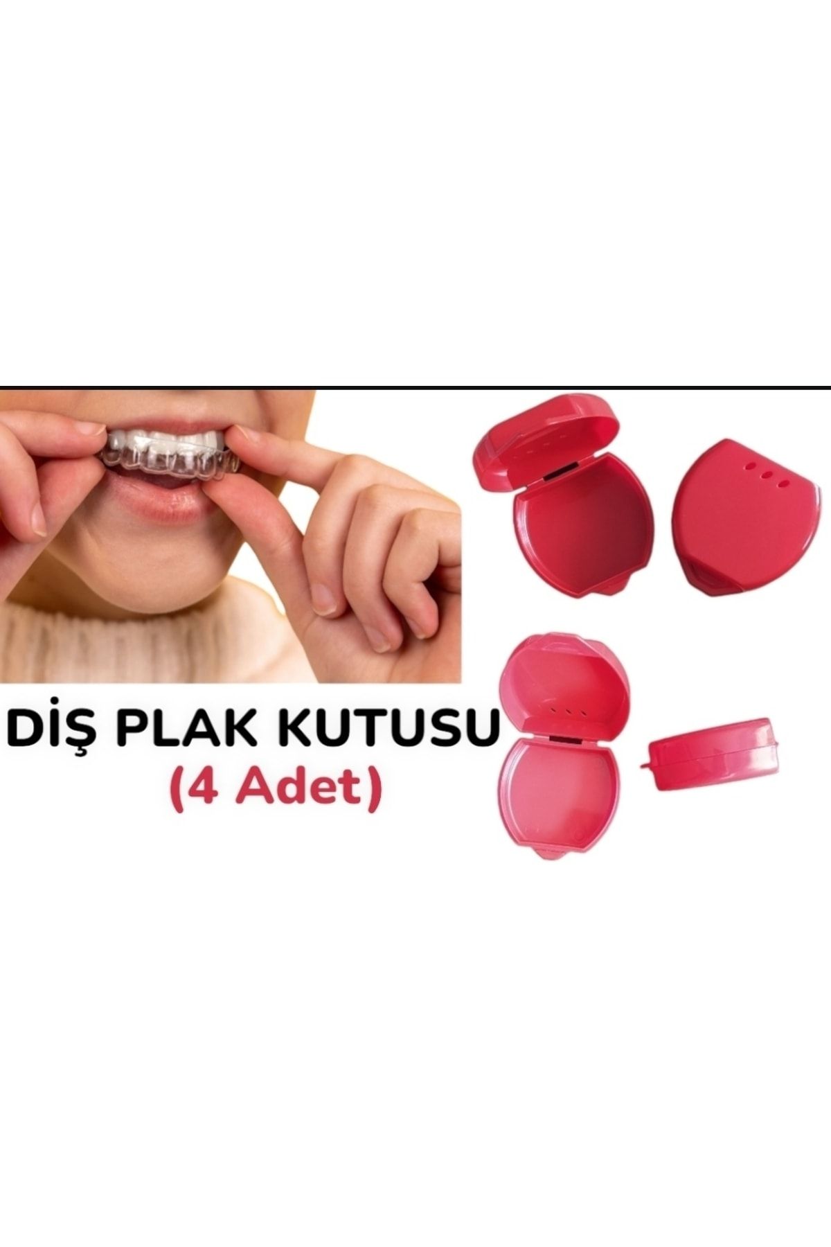 Vulli Diş Plağı Kutusu - (4 Adet)