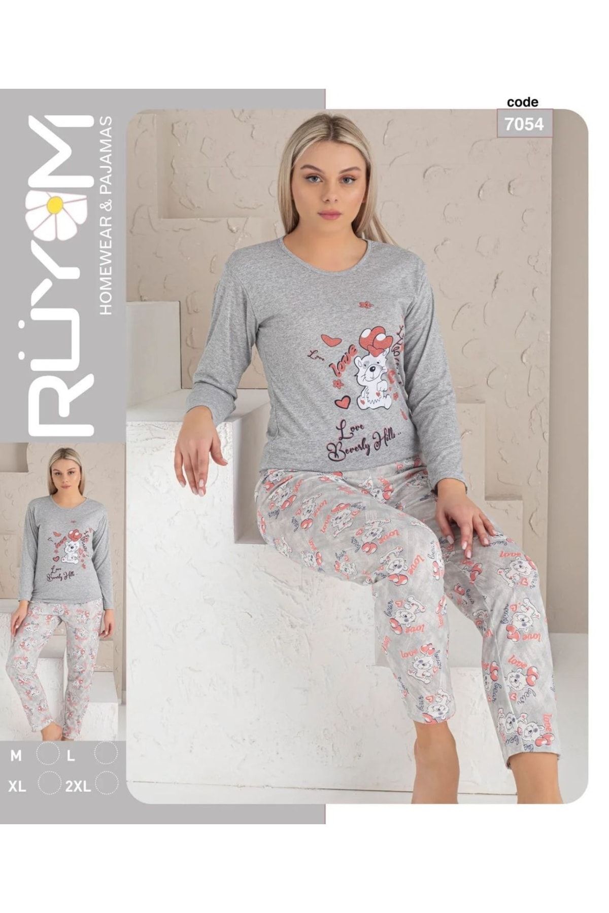 Rüyam Pijama Takımı 7054