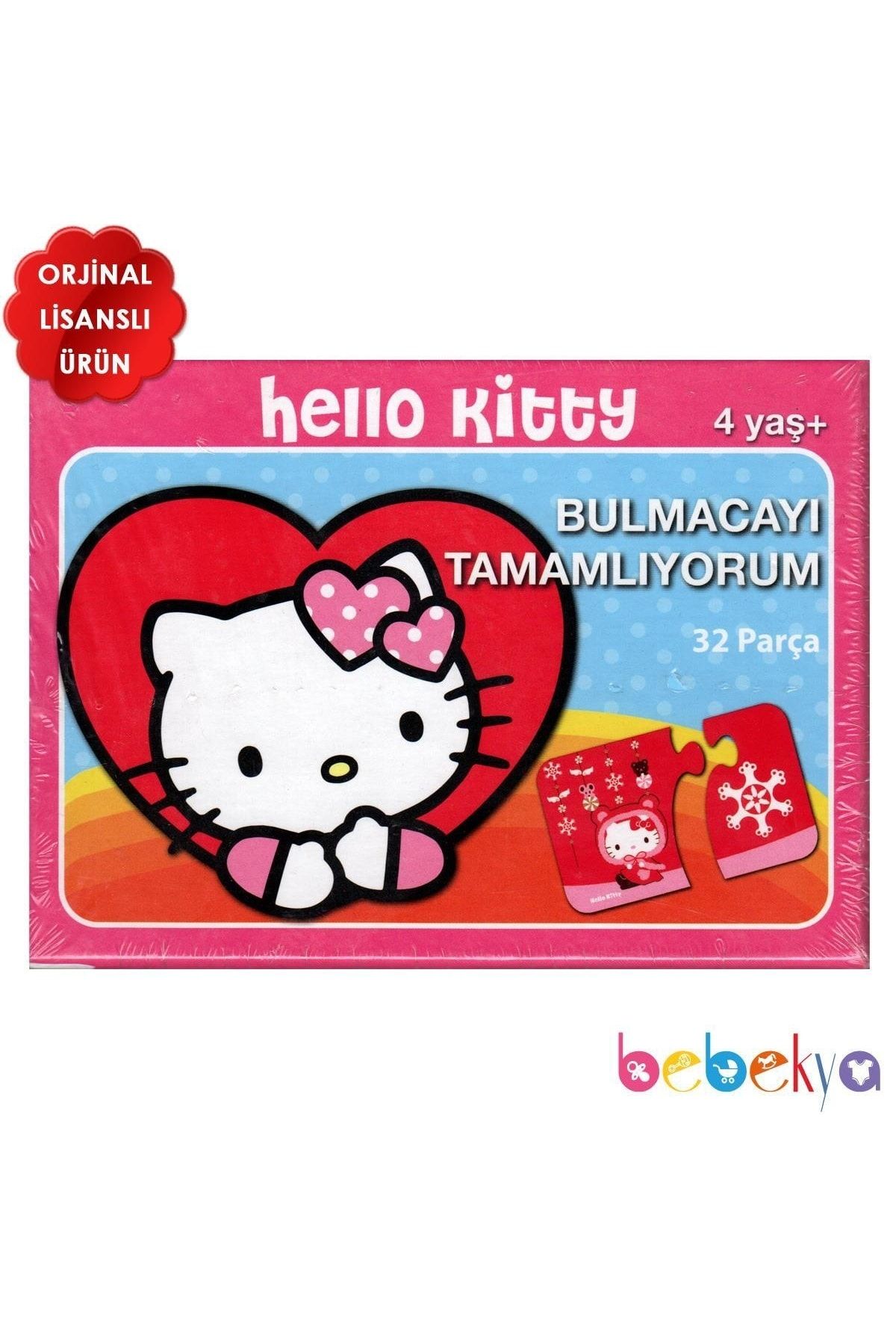 Hello Kitty Eşleştirme Yapboz Kartları 32 Parçalı Puzzle