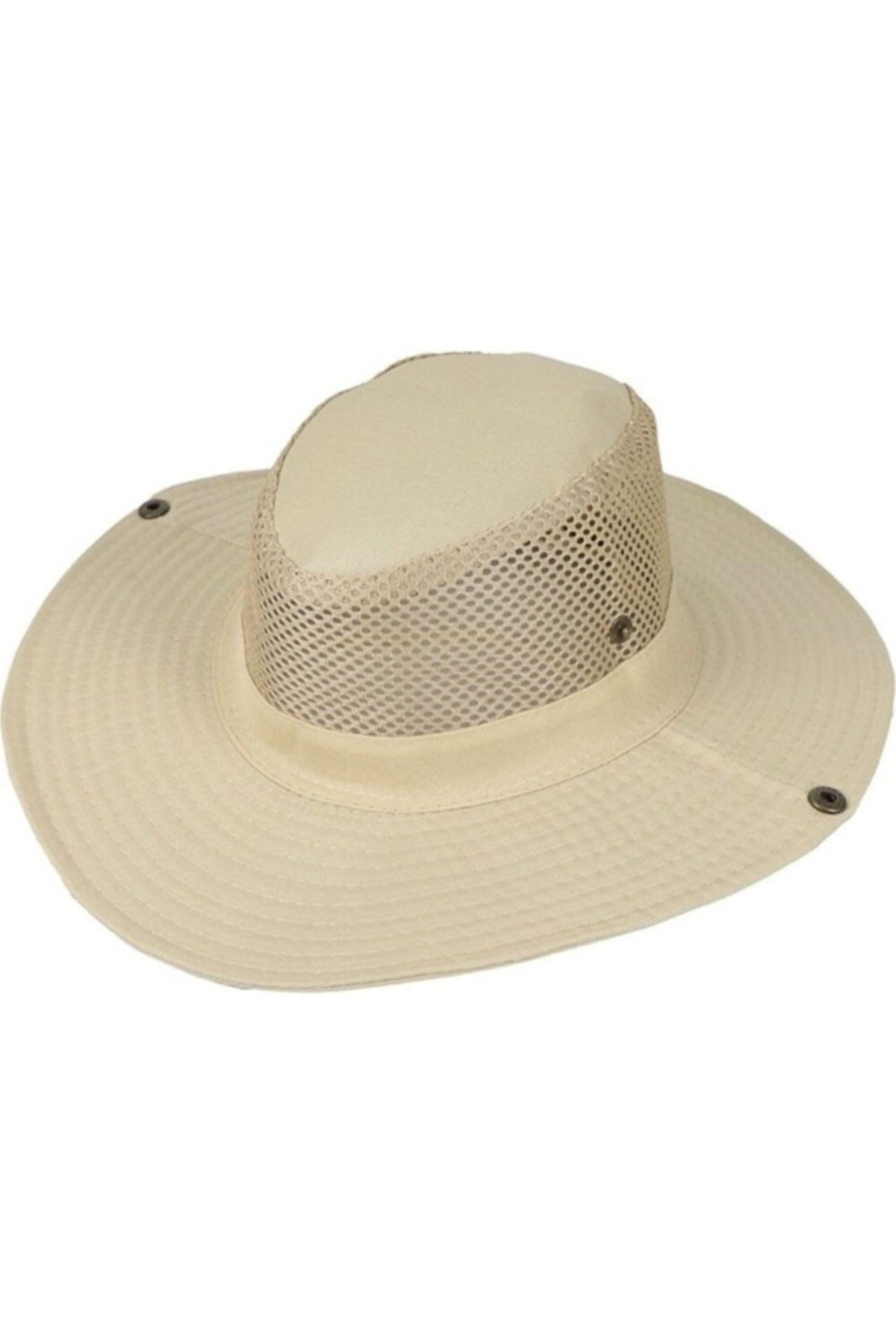 Neler Geldi Neler Krem Erkek Katlanabilir Yazlık Fileli Fötr Şapka Foter Şapka Yazlık Fötür Şapka