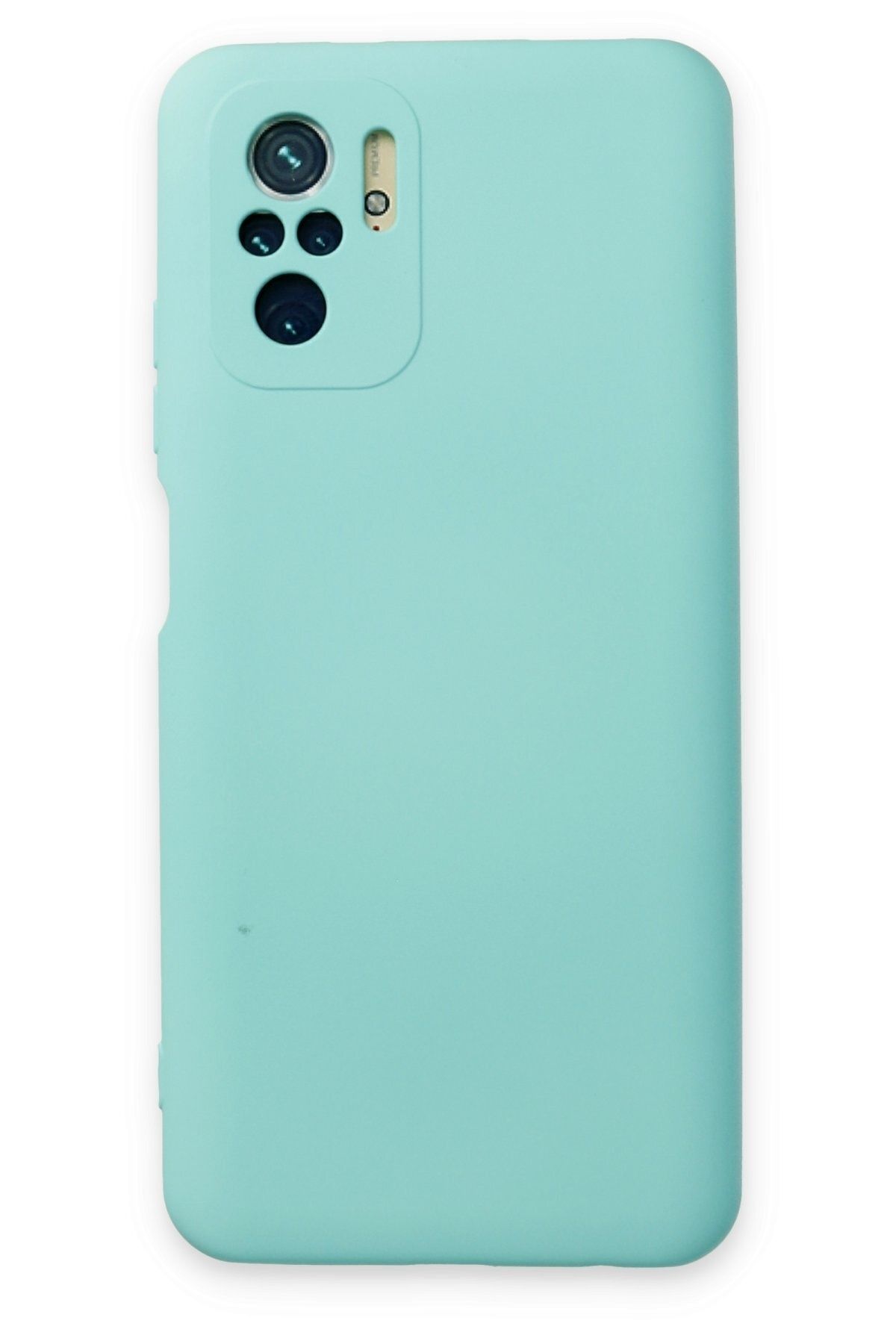 Dijimedia Xiaomi Poco M5s Kılıf Nano Içi Kadife Silikon - Su Yeşili