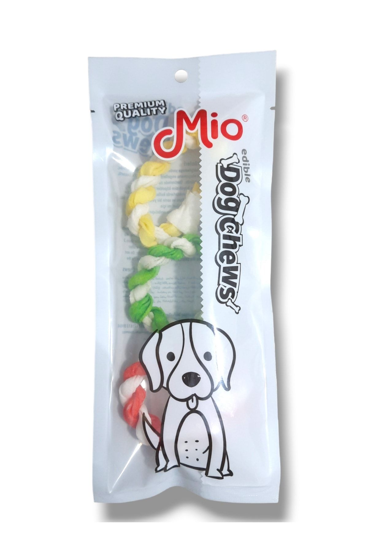 Mio Premium Quality Renkli Simit Kemik Ödül Kemiği 3'lü Köpekler Için Çiğneme Ürünü 6 Cm - 13 Gr