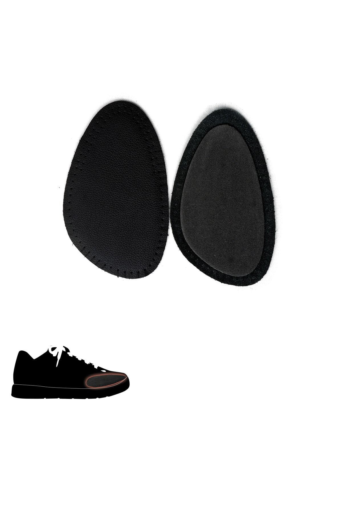 Black Vein Ayakkabı Küçültme Pedi Deri,ayakkabı Daraltma Pedi