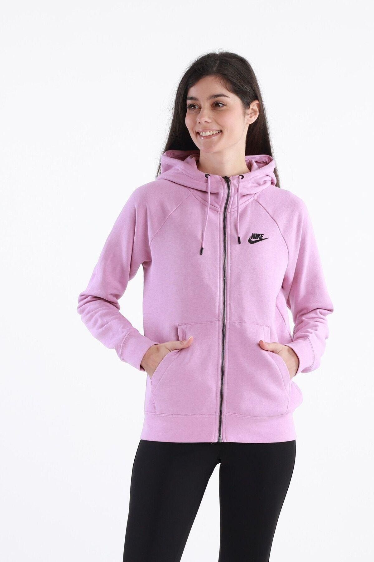 Nike Sportswear Essantials Fleece Standart Kesim Kadın Sweatshrit