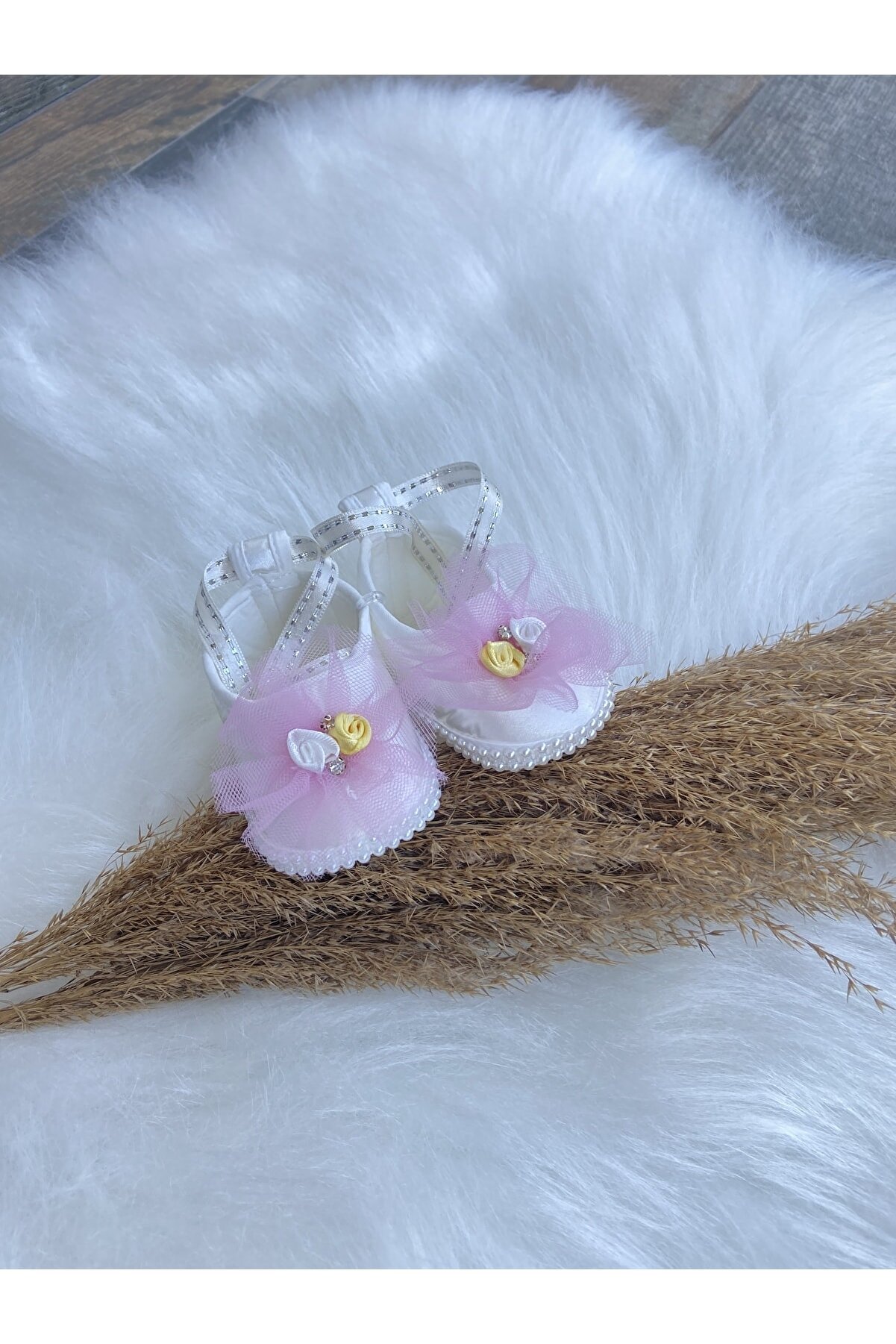 LE BON BABY Saten Kumaş Çiçekli Bebek Şık Ayakkabı Fiyatı, Yorumları