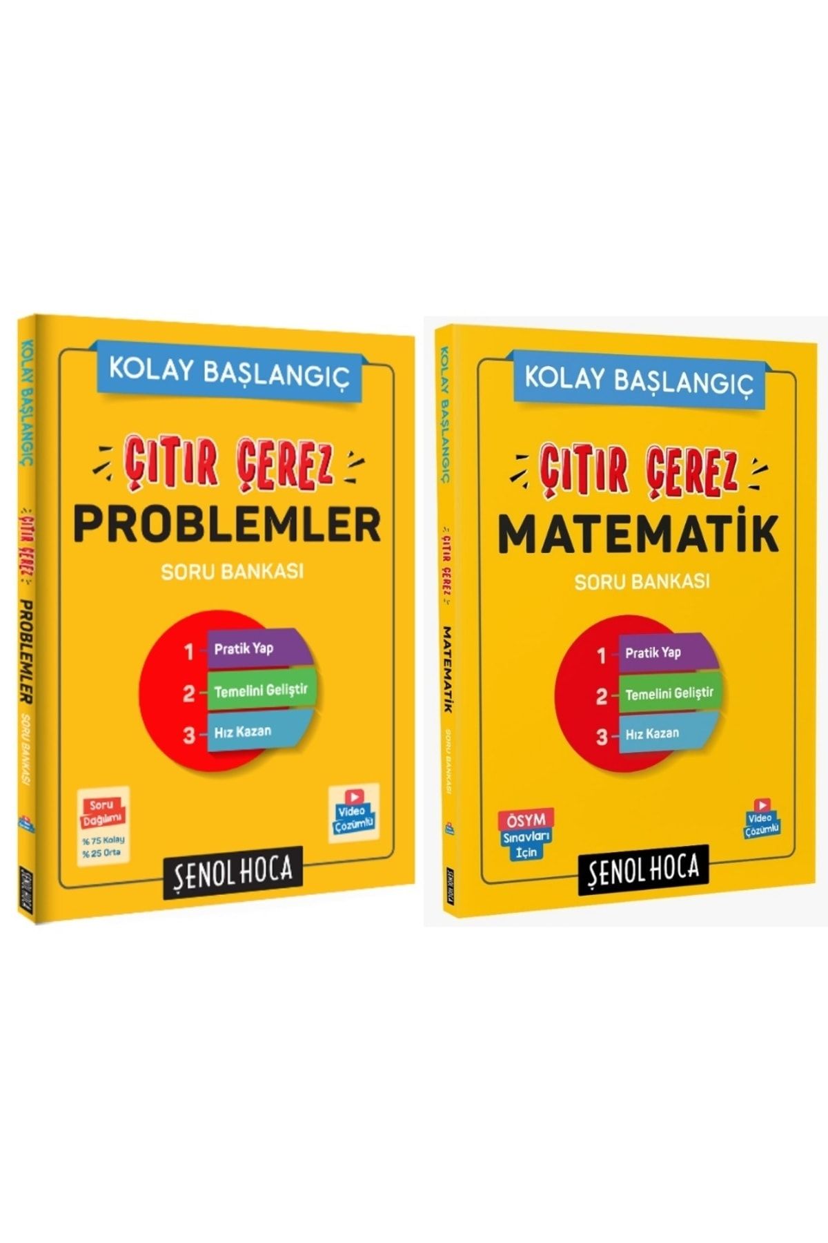 Şenol Hoca Yayınları Çıtır Çerez Problemler & Matematik Soru Bankası Seti