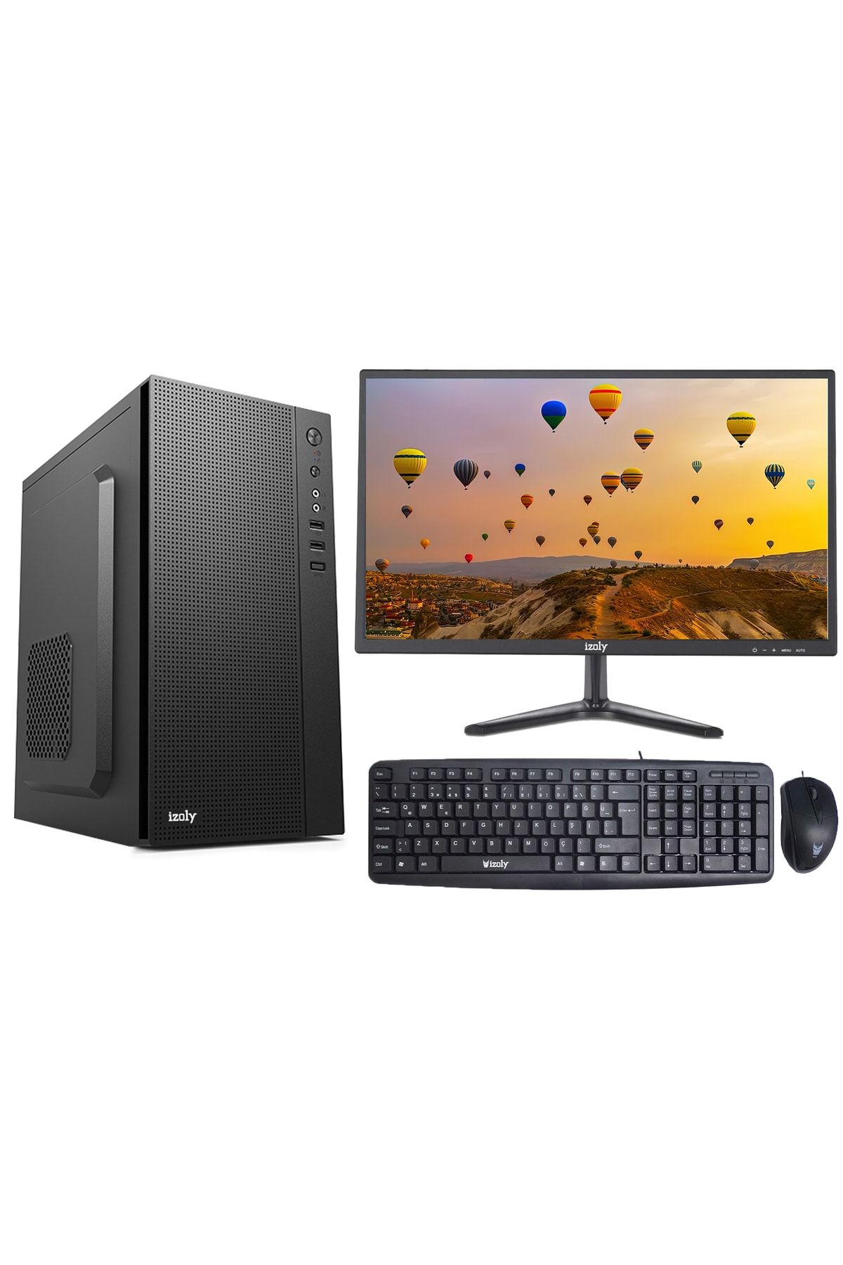 IZOLY I5 3470 8gb 256gb 22' Masaüstü Ofis Bilgisayarı Şirket Firma Muhasebe En Ucuz Masaüstü Pc