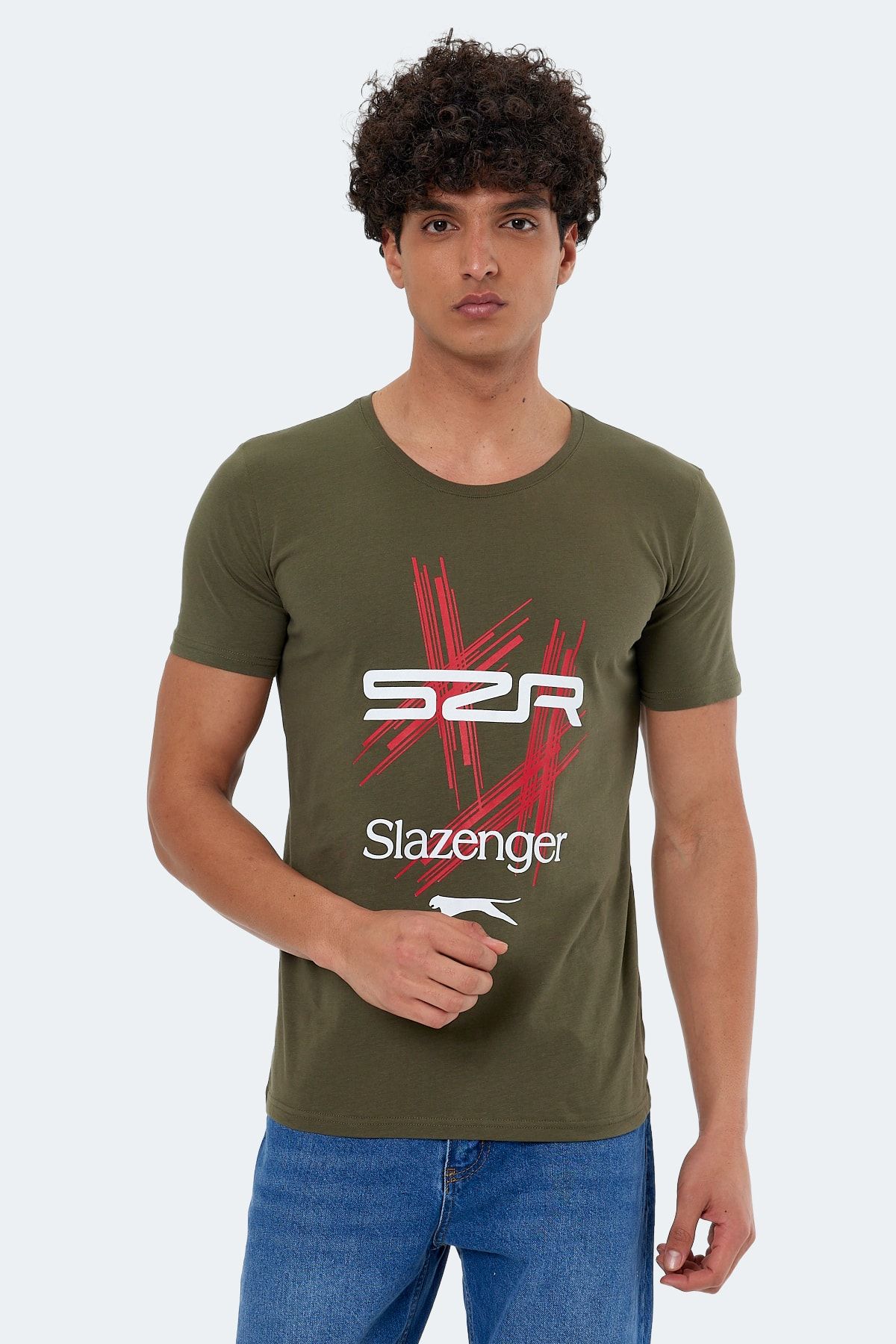 Slazenger Kasur Erkek T-shirt Haki