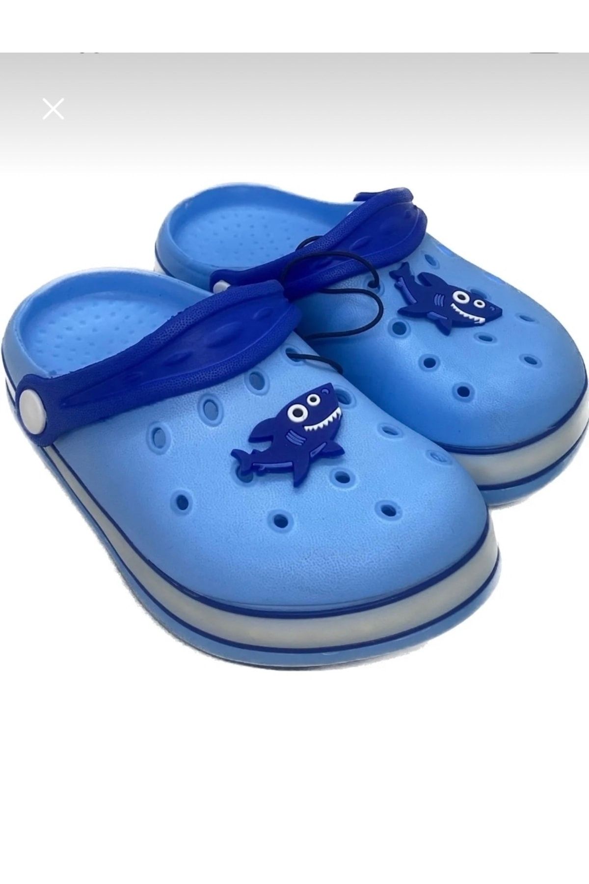 Sonimix Mavi Erkek Çocuk Işıklı Taban Hafif Terlik Sandalet