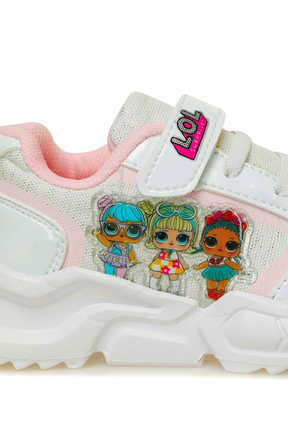 Lol Yazlık Kız Çocuk Orjinal Hafif Nefes Alabilen Günlük Bantlı Sneaker Spor Ayakkabı Girl Child Shoes