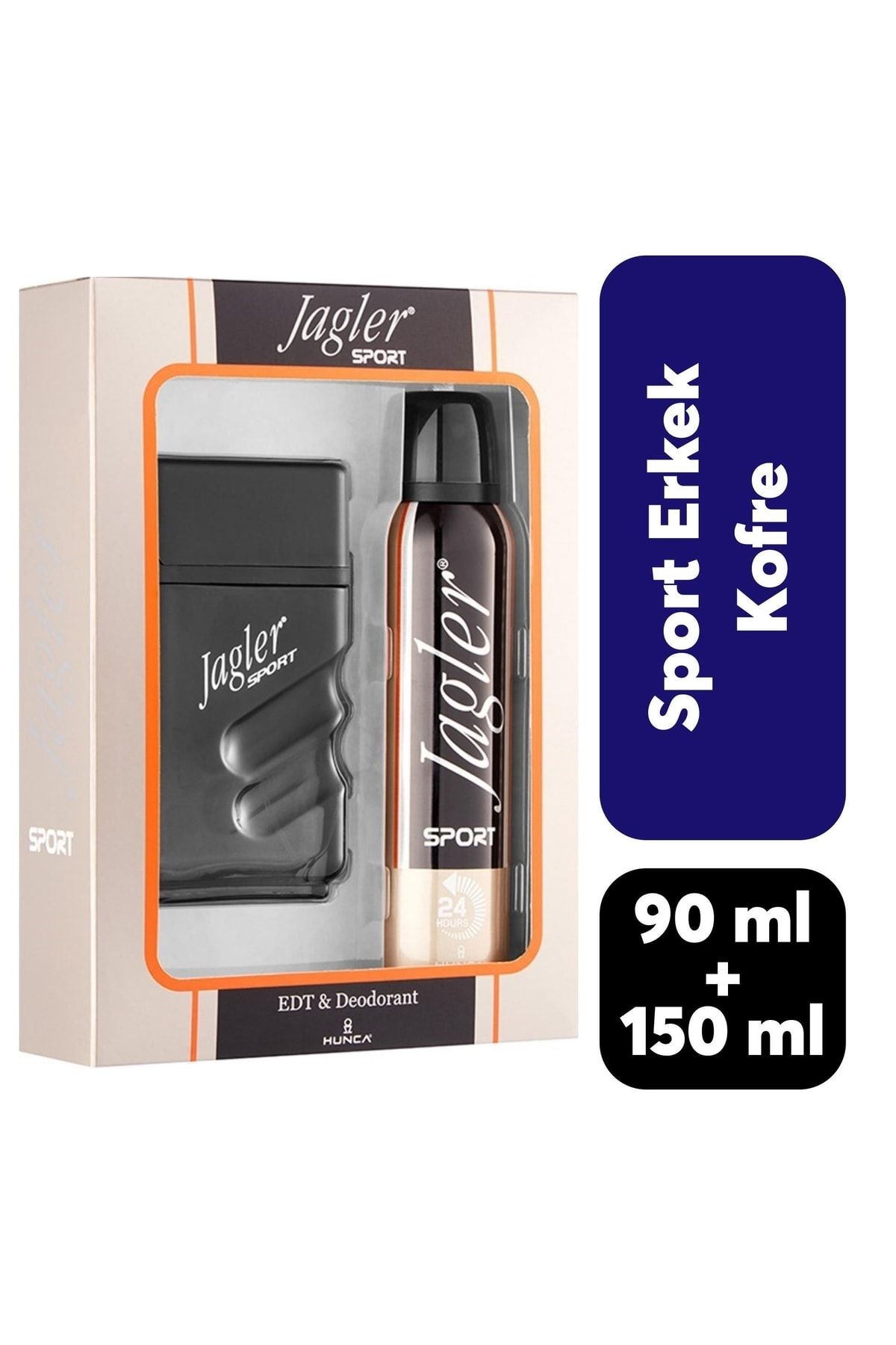 Jagler Kofre Erkek Parfüm 90 ml Deodorant 150 ml Sport