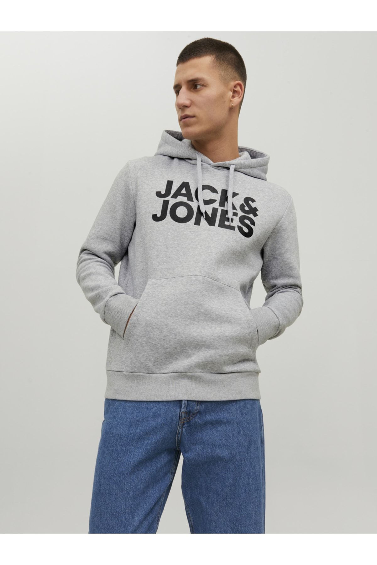 Jack & Jones Jack&jones Jjecorp Logo Sweat Hood Noos Erkek Sweatshirt