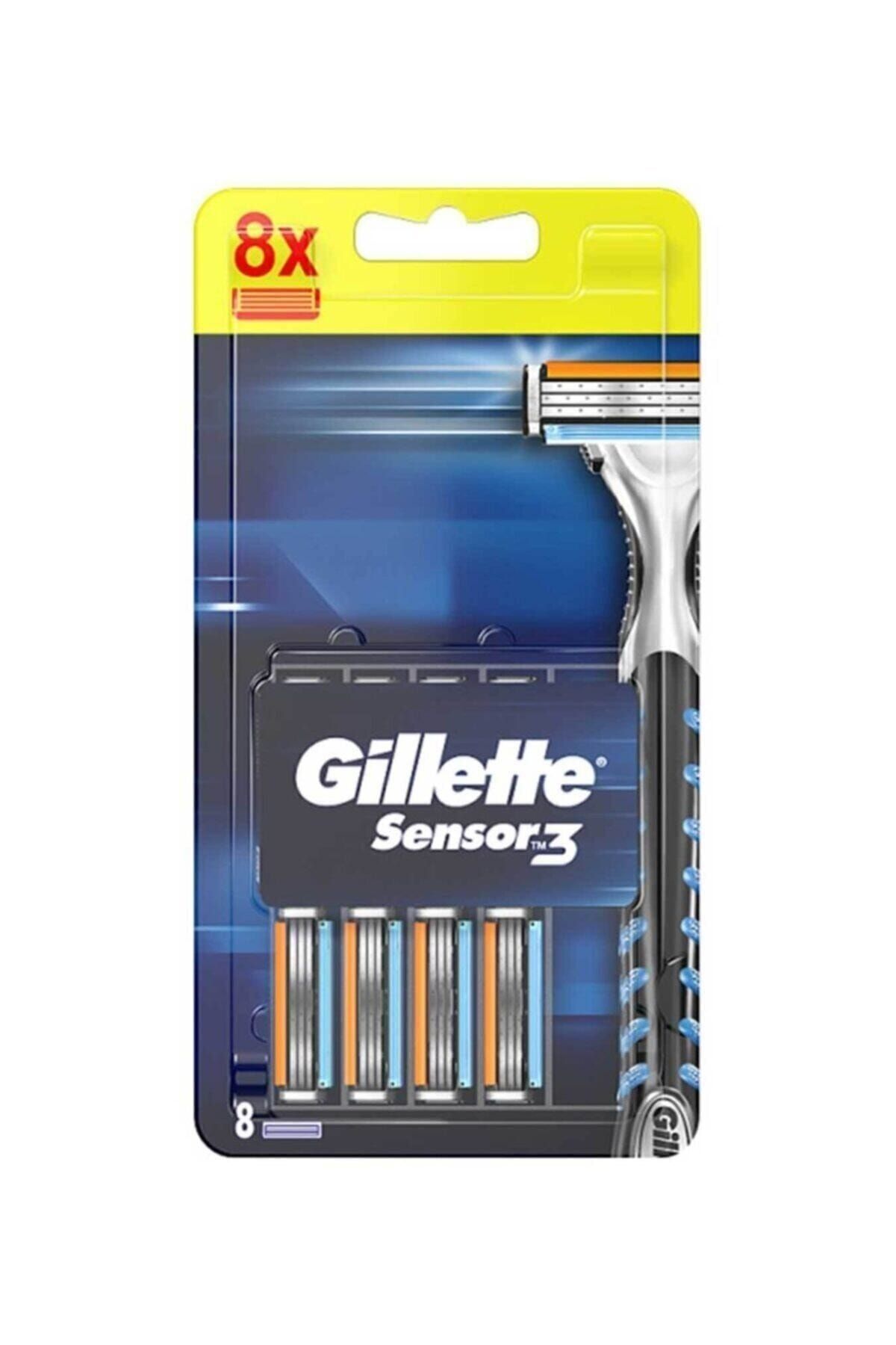 Ankaflex Gillette Sensor3 Yedek Tıraş Bıçağı 8'li (977)