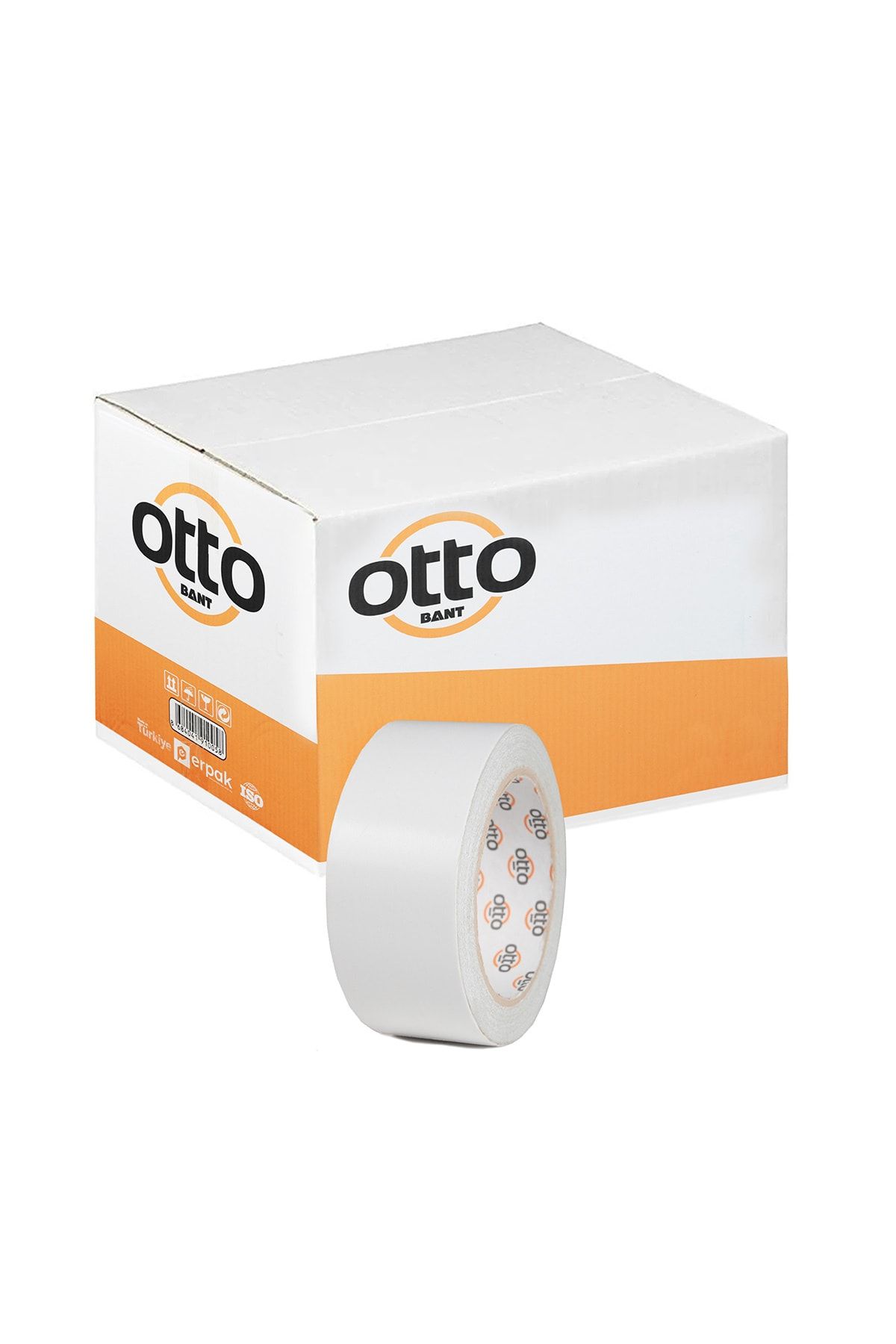 Otto Bant Otto 24 X 25 Metre Ekstra Güçlü Beyaz Renkli Akrilik Yapışkanlı Çift Taraflı Bant 36 Adet