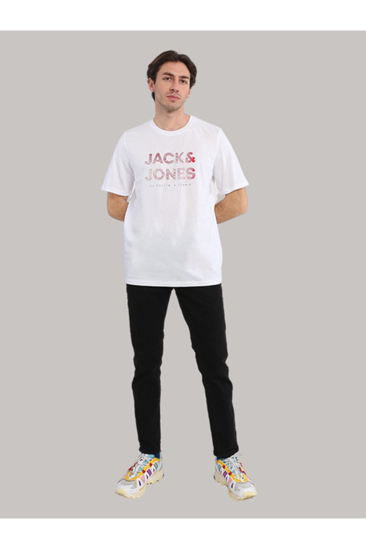 Jack & Jones Klasik Logo Baskili Tisört- Year