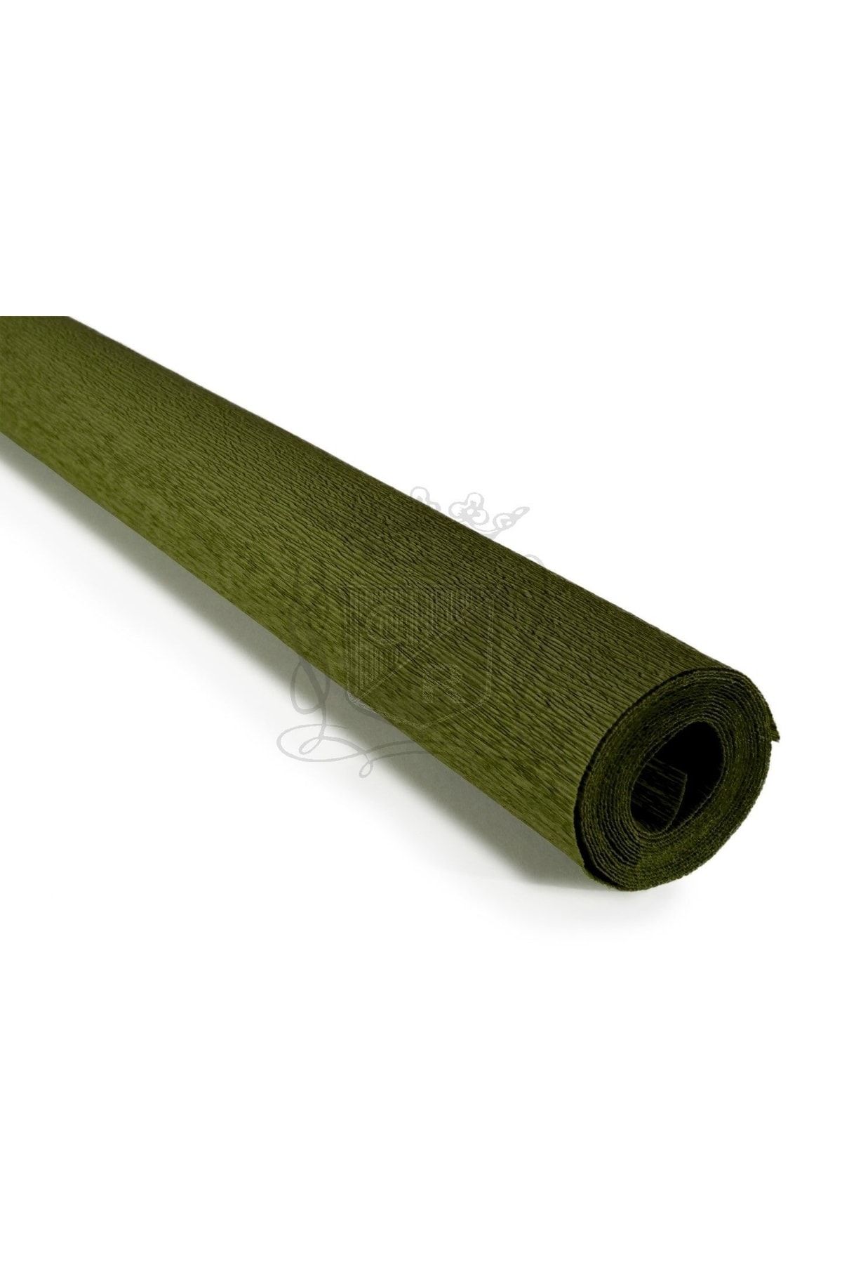 roco paper Italyan Krapon Kağıdı No:368 - Yağ Yeşili - Olive Green By Turner 90 Gr. 50x150 Cm
