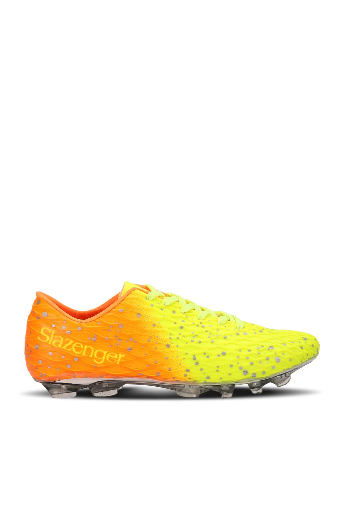 Slazenger Futbol Erkek Çocuk Krampon Ayakkabı Neon Sarı