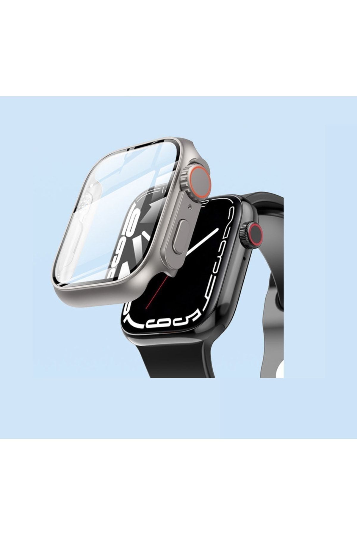 Fibaks Watch 2 3 4 5 6 Se Nike 42mm Uyumlu Kasa Ve Ekran Koruyucu Watch Ulltra 49mm Görünümlü Kasa