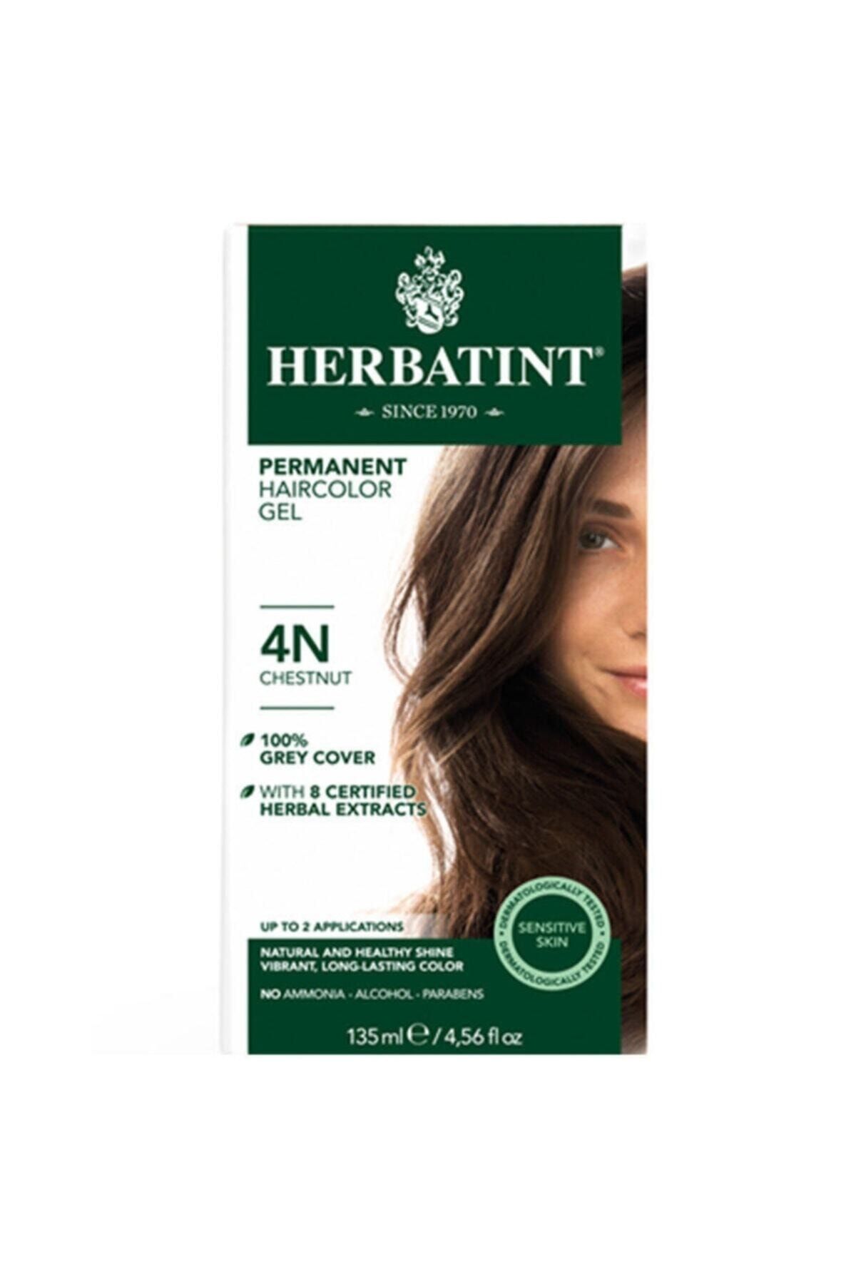 Herbatint Kalıcı Bitkisel Saç Bakım Boyası - Renk 4n Kestane 150 ml 8016744500043