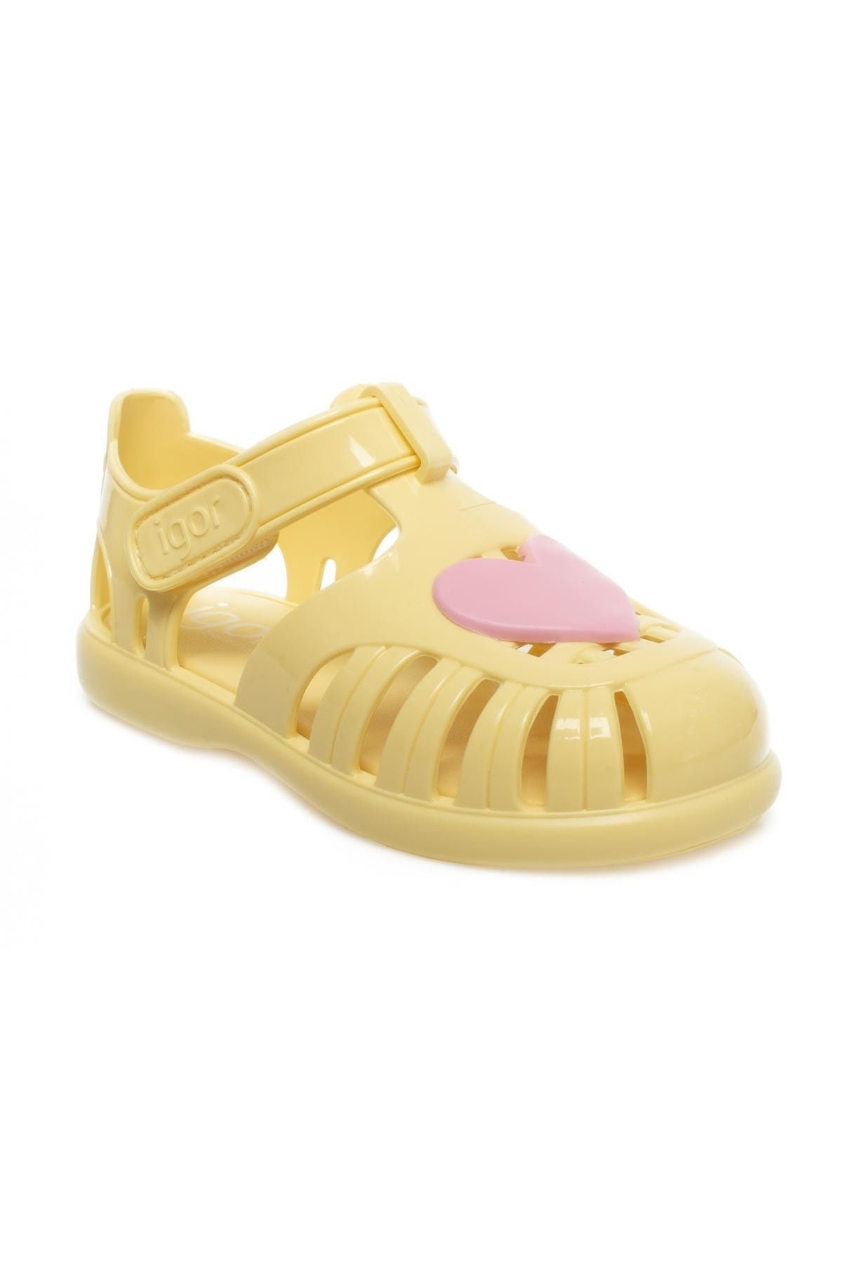 IGOR S10310 Tobby Gloss Love Sarı Çocuk Sandalet