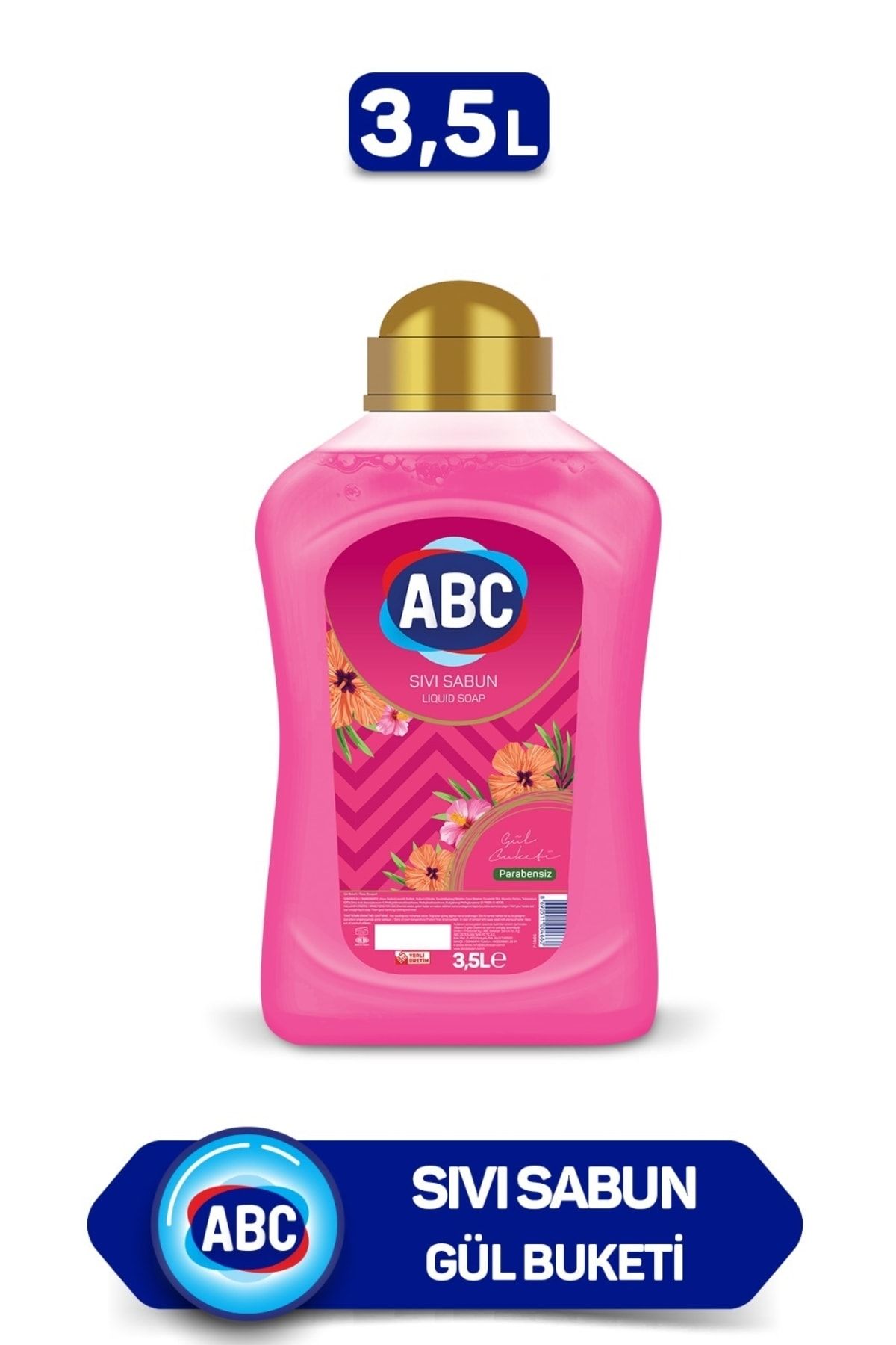 ABC Sıvı El Sabunu Pembe Buket 3,5 L