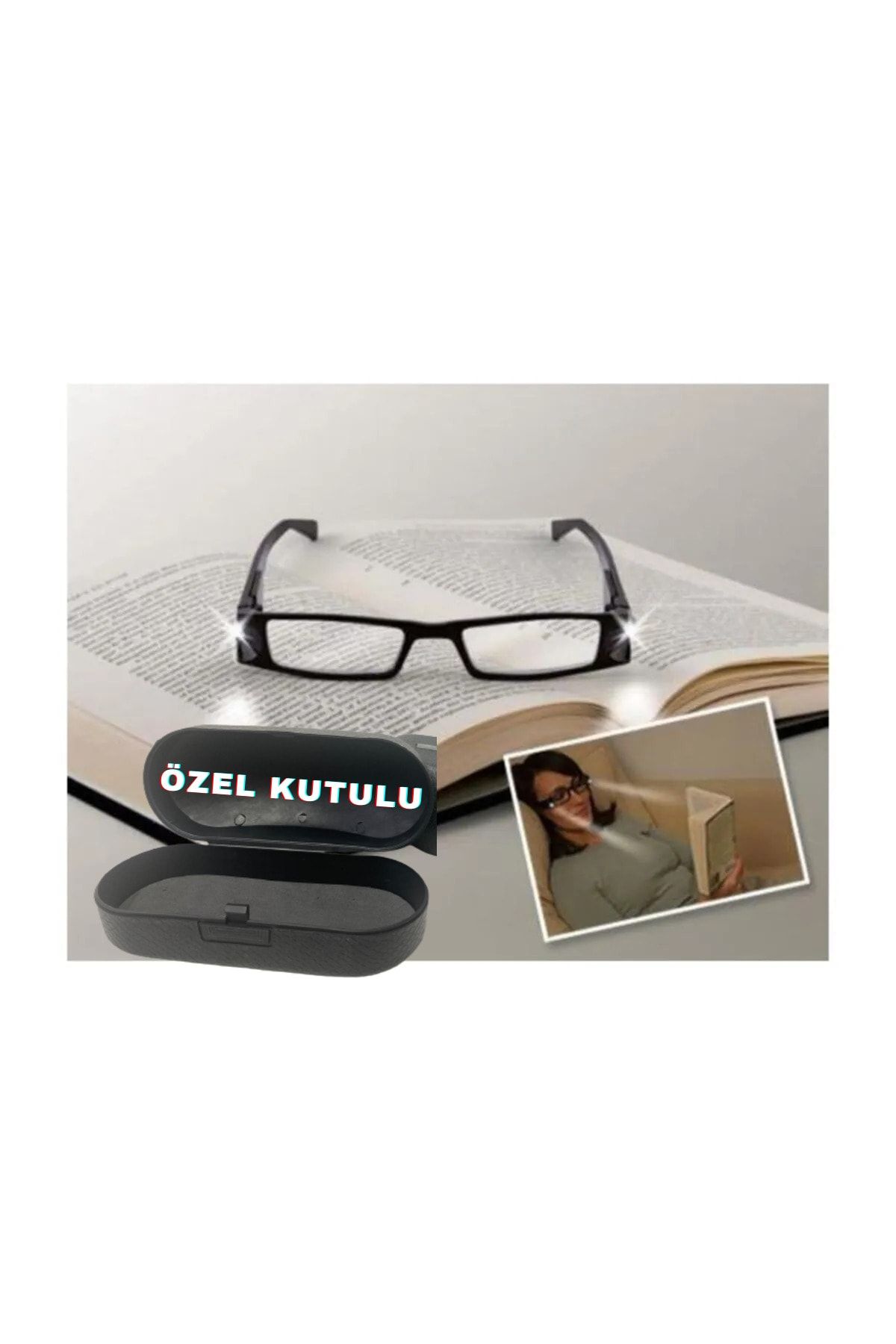 Cmt Yayınları Led Işıklı Camsız Kitap Okuma Gözlüğü