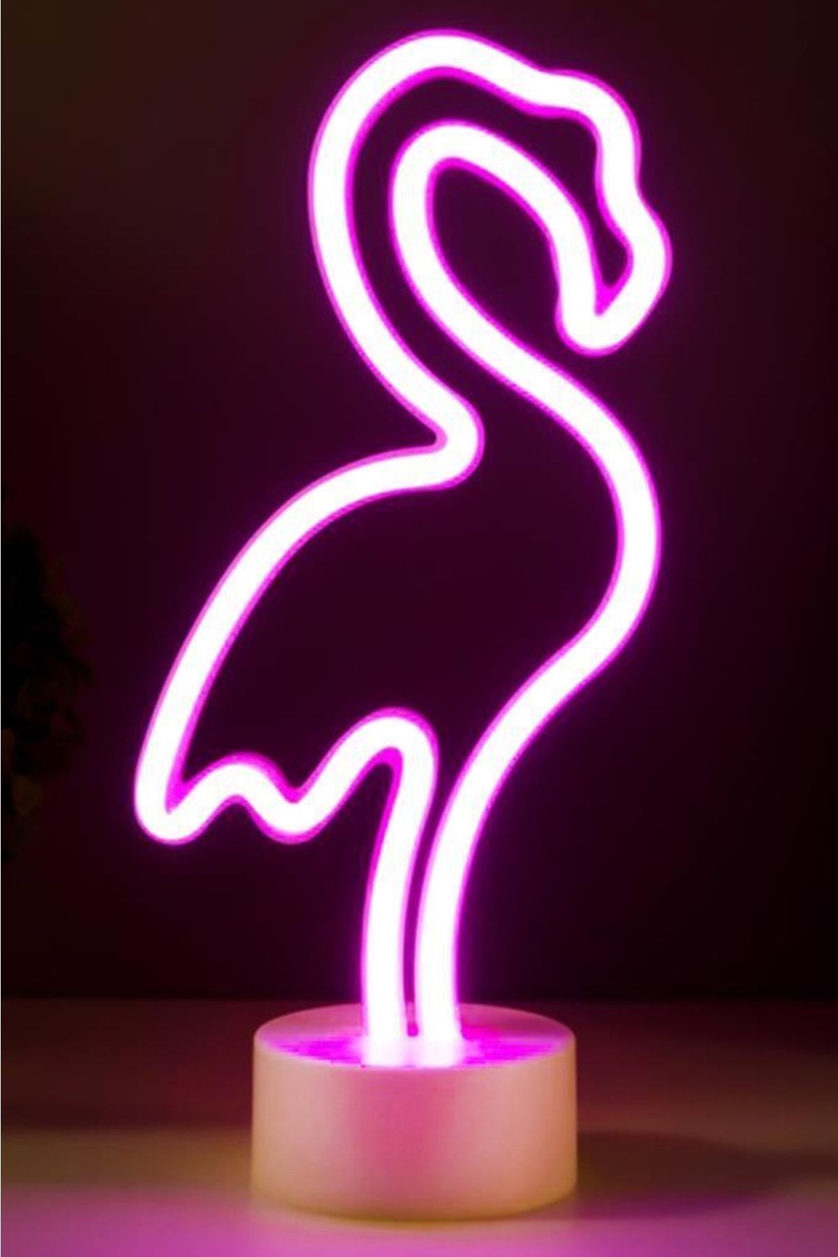 DEMPOWER (KIRILABİLİR) Dp-87 Dekoratif Flamingo Neon Led Işıklı Gece Lambası