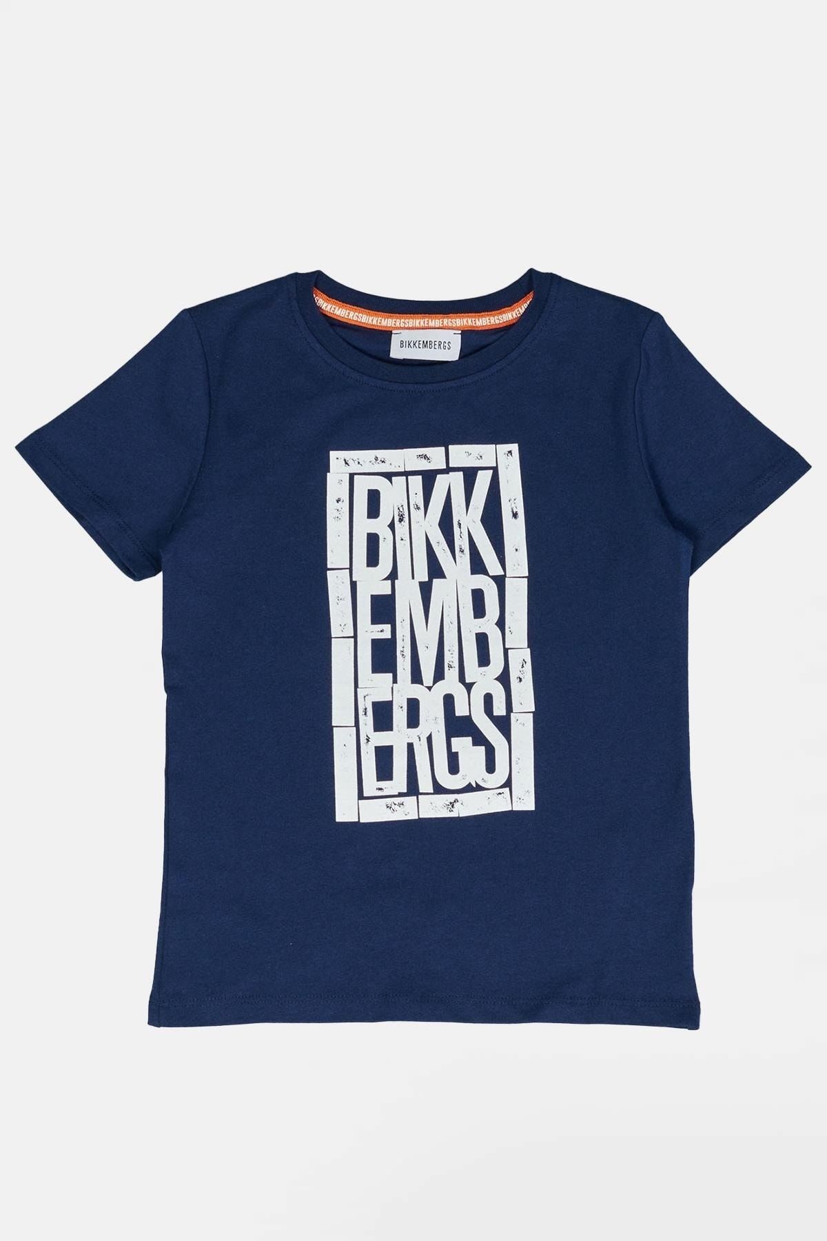 Bikkembergs Erkek Çocuk Lacivert T-shirt 23ss0bk1484