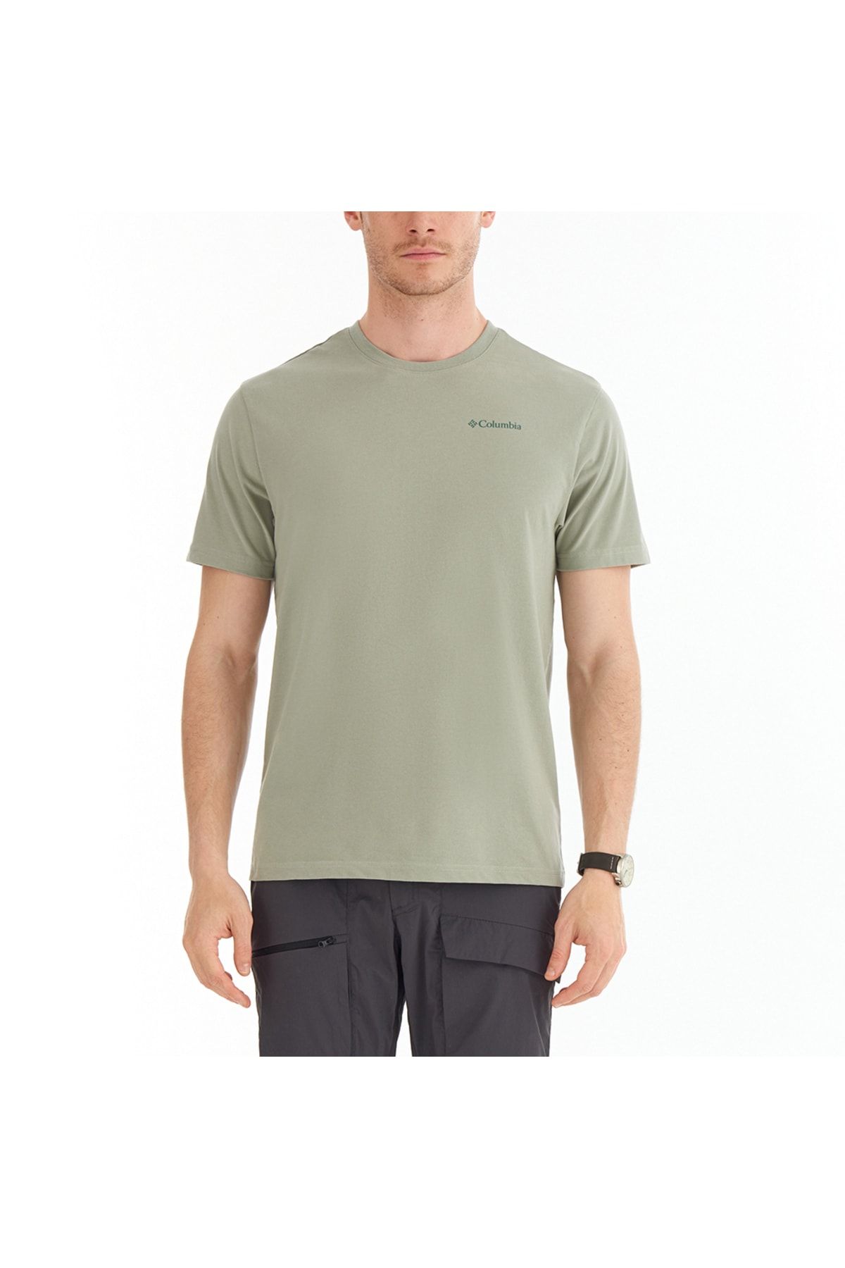 Columbia Csc Basic Slogo Brushed Erkek Kısa Kollu T-shirt