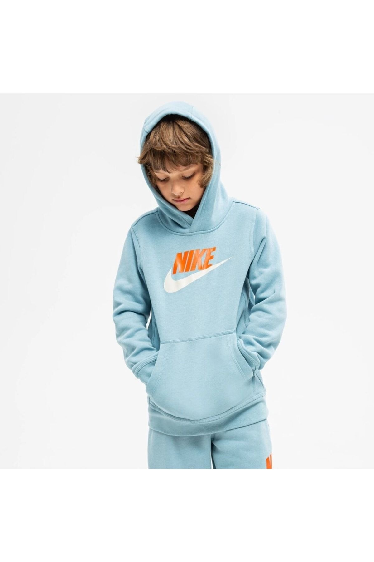Nike Sportswear Club Fleece Big Kids’ Pullover Hoodie Çocuk Sweatshirt