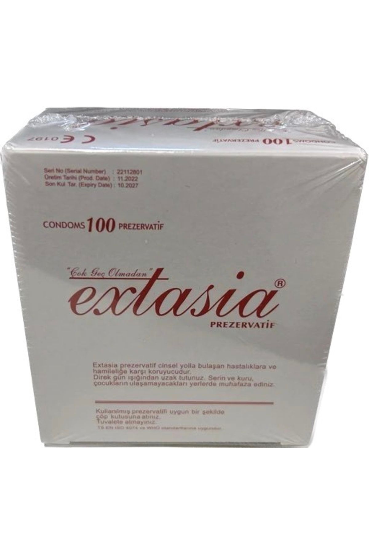 Extasia Prezervatif & Kondom 10 Kutu (1000 ADET) Gizli Gönderim