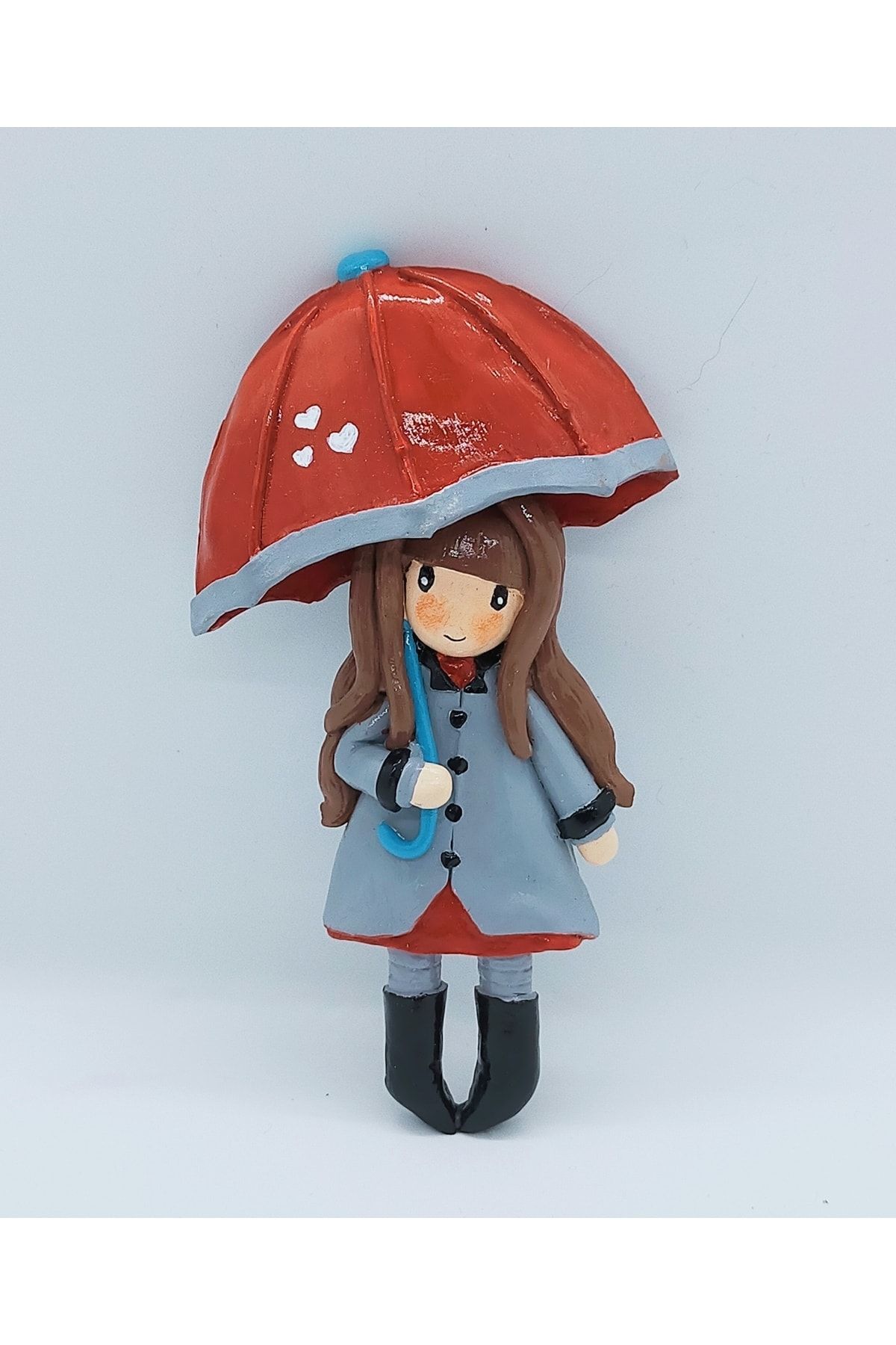 AYMEL DESİNG Magnet Şemsiyel Kız -15cm - Buzdolabı Susu