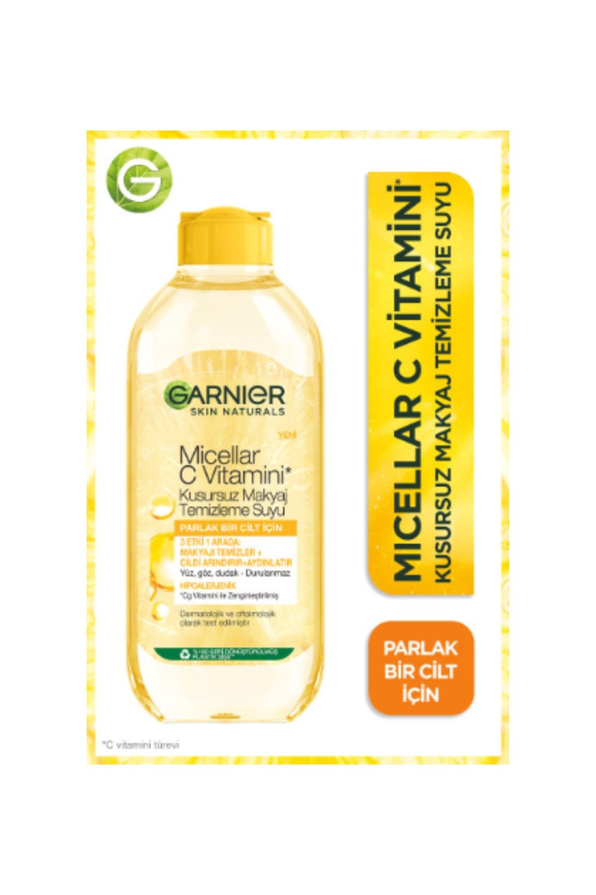 Garnier C Vitamini Kusursuz Makyaj Temizleme Suyu 400 Ml