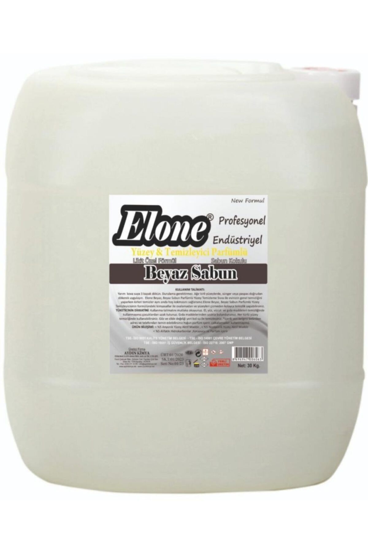 easyso Beyaz Sabun Parfümlü Yüzey Temizleyici 30 Lt Kokulu Sıvı Sabun Katkılı Ev Ve Profesyonel Temizlik Ho