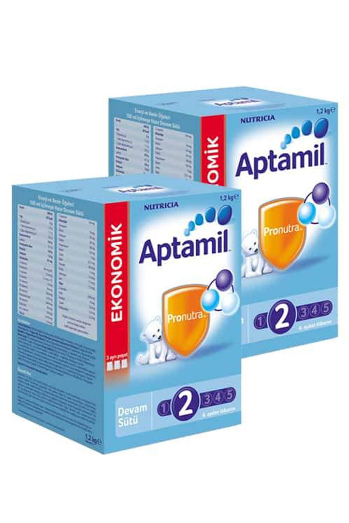 Aptamil 2 Devam Sütü 1200 Gr 2'li Paket